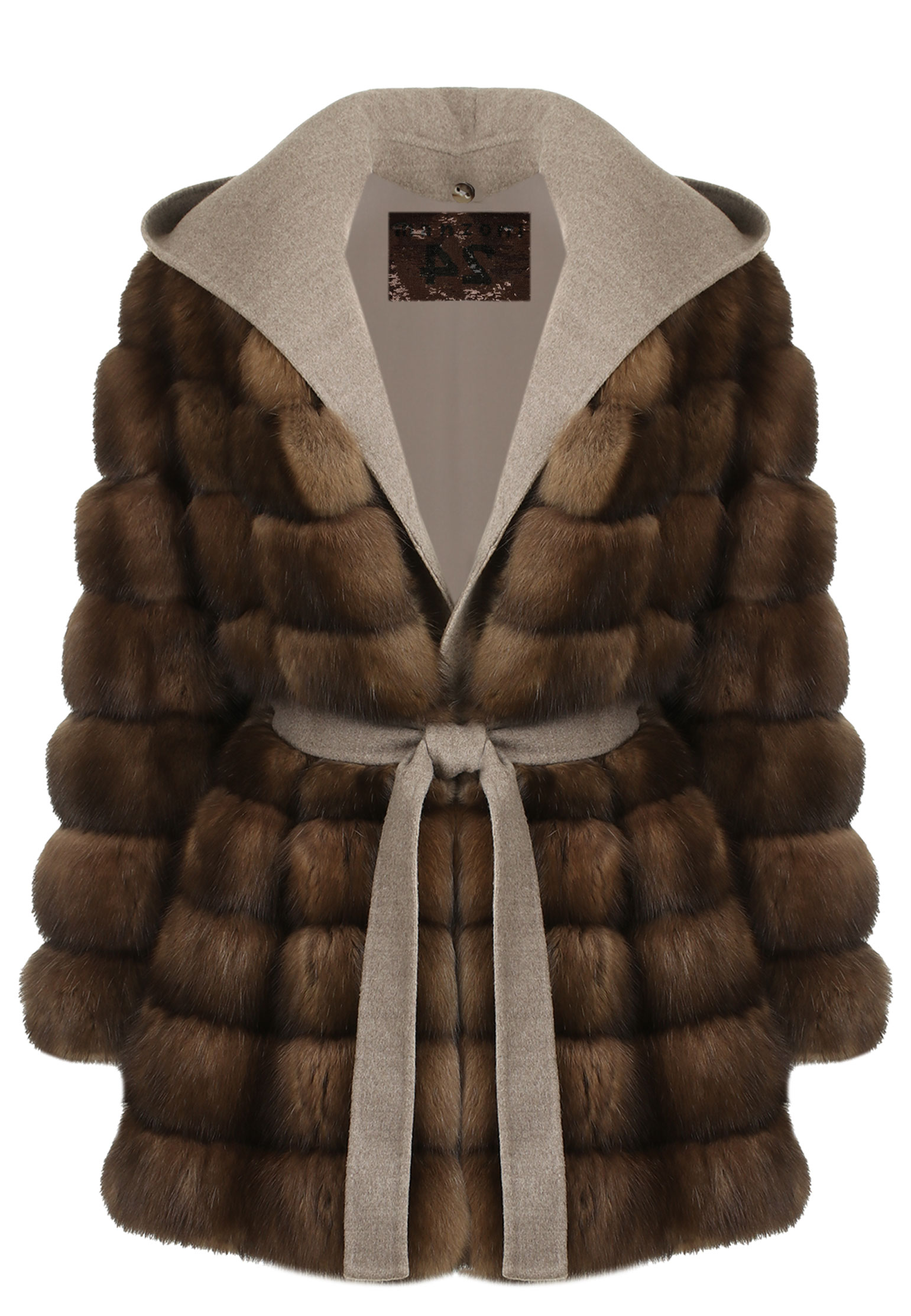 Пальто MANZONI Серый, размер 40 164220 - фото 1