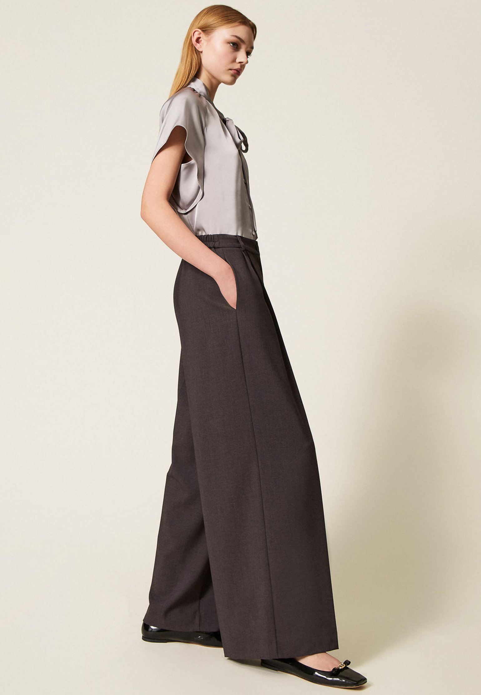 

Брюки TWINSET Milano, Серый, Серый