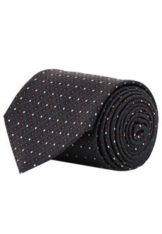 Коричневый галстук CORNELIANI