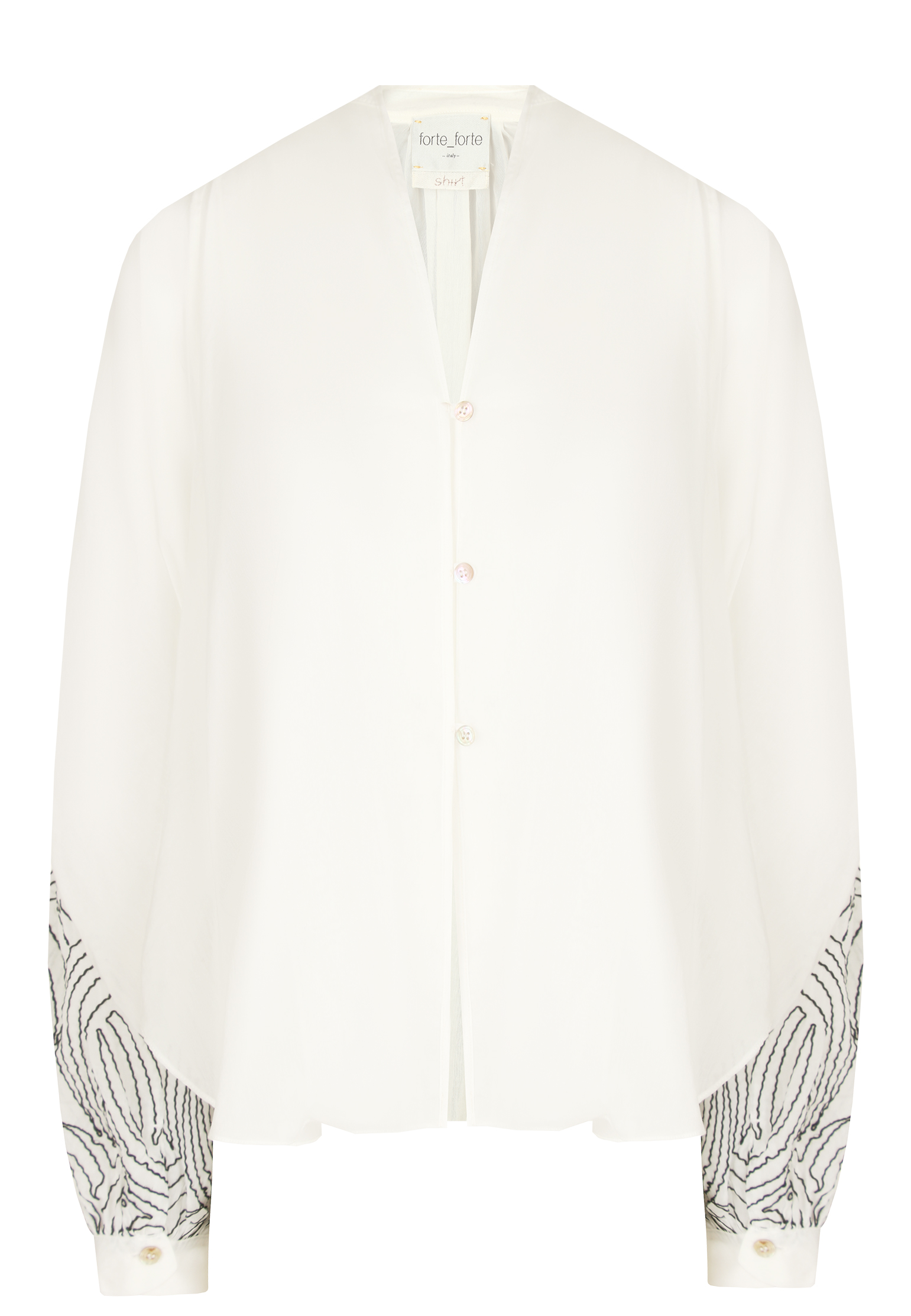Блуза FORTE FORTE Белый, размер 1 150751 - фото 1