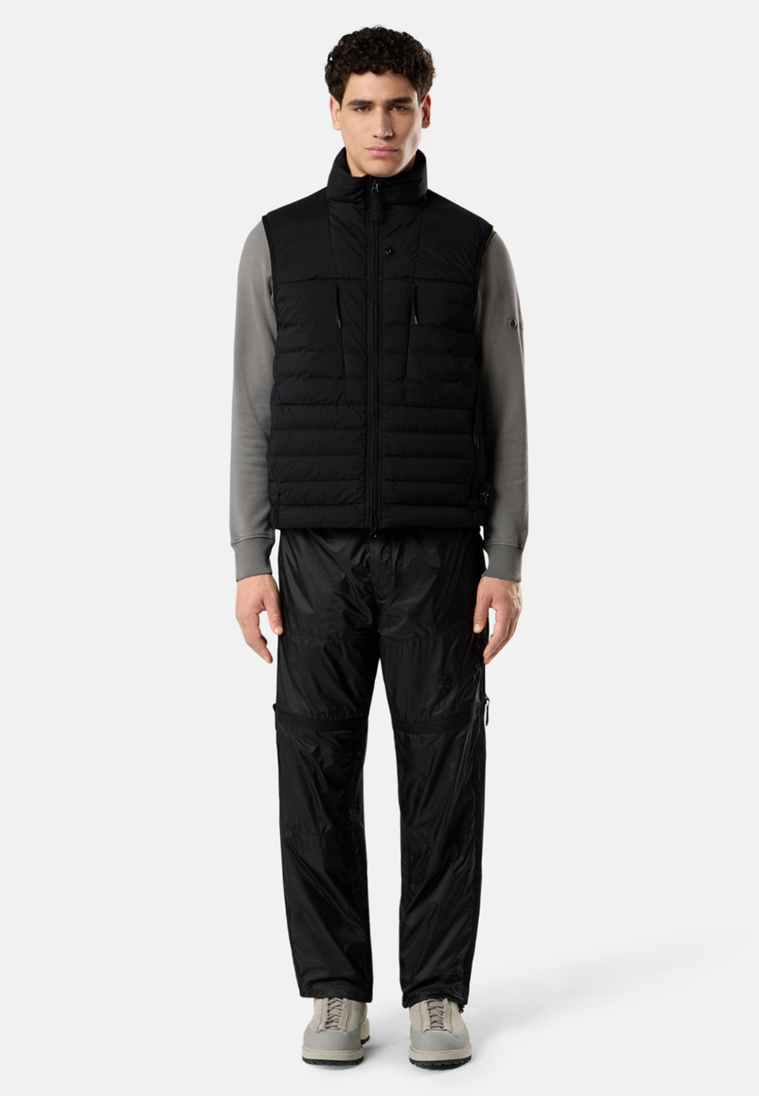 

Жилет STONE ISLAND, Черный, Черный