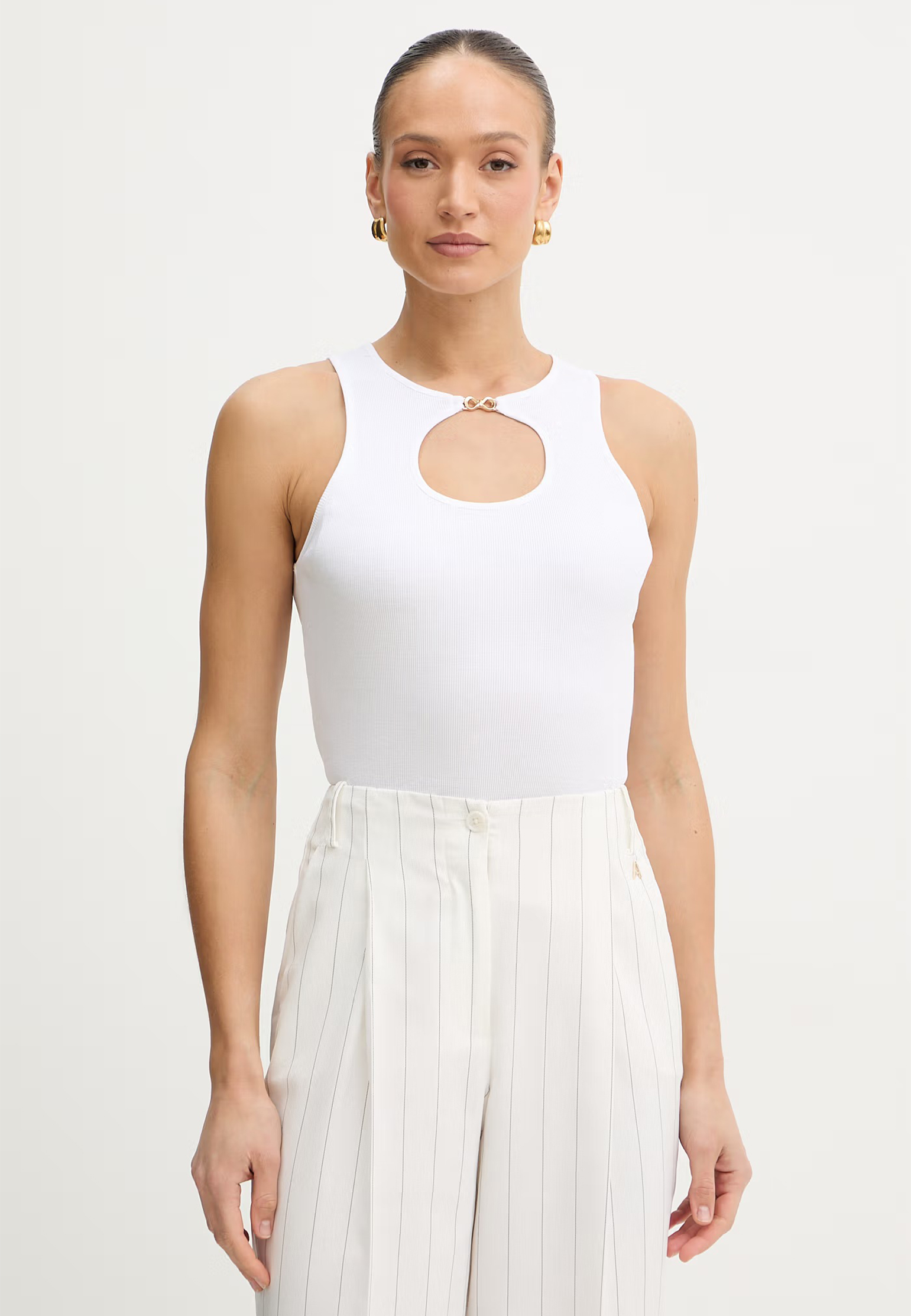 

Майка TWINSET Milano, Белый, Белый