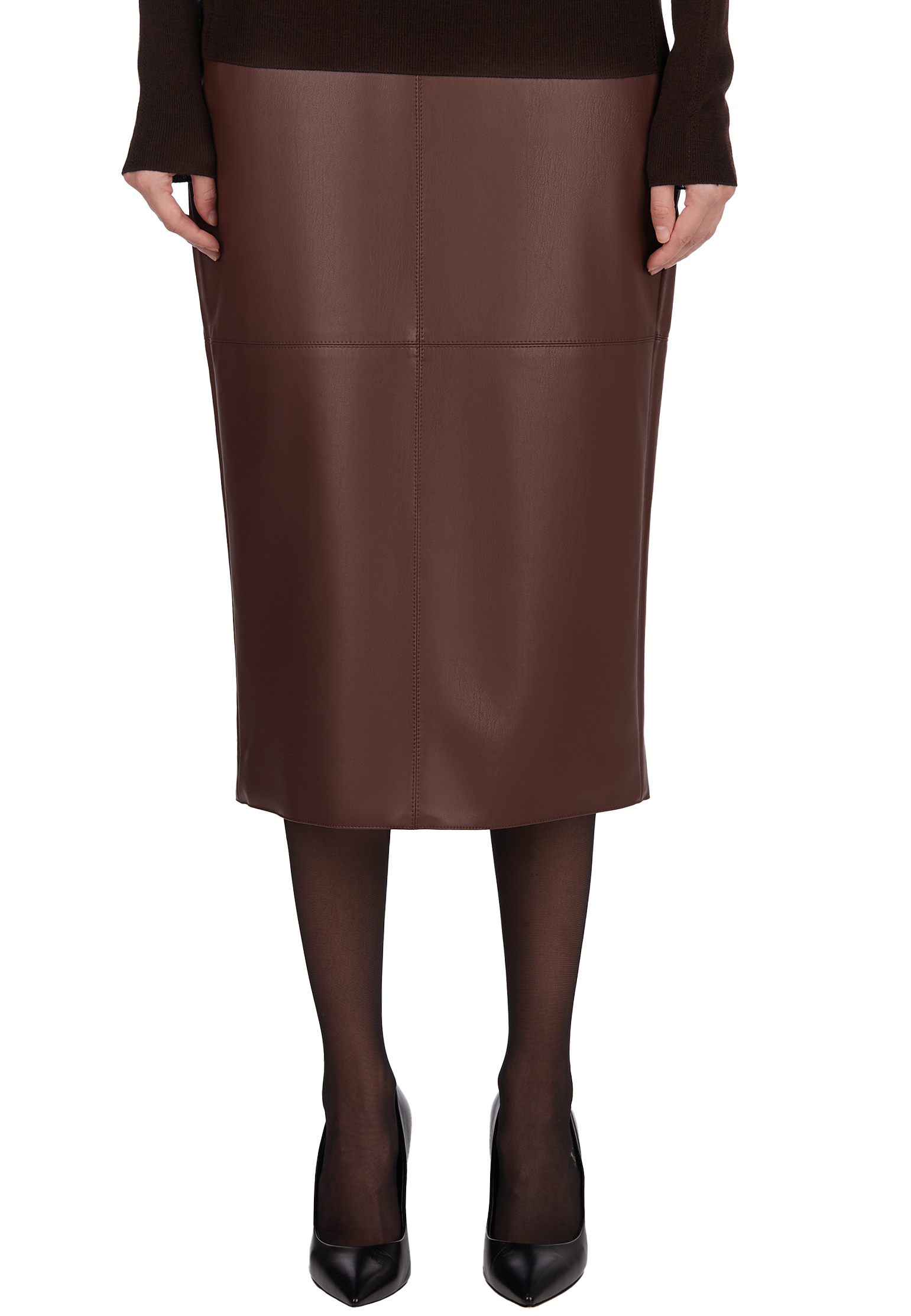 

Юбка ELISABETTA FRANCHI, Коричневый, Коричневый