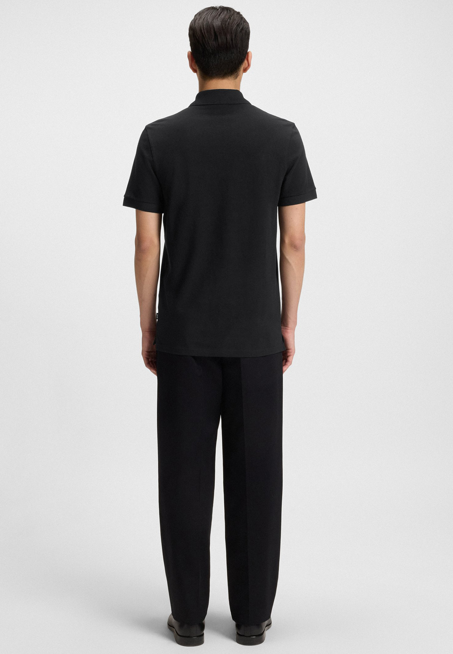 

Поло BOSS, Черный, Черный