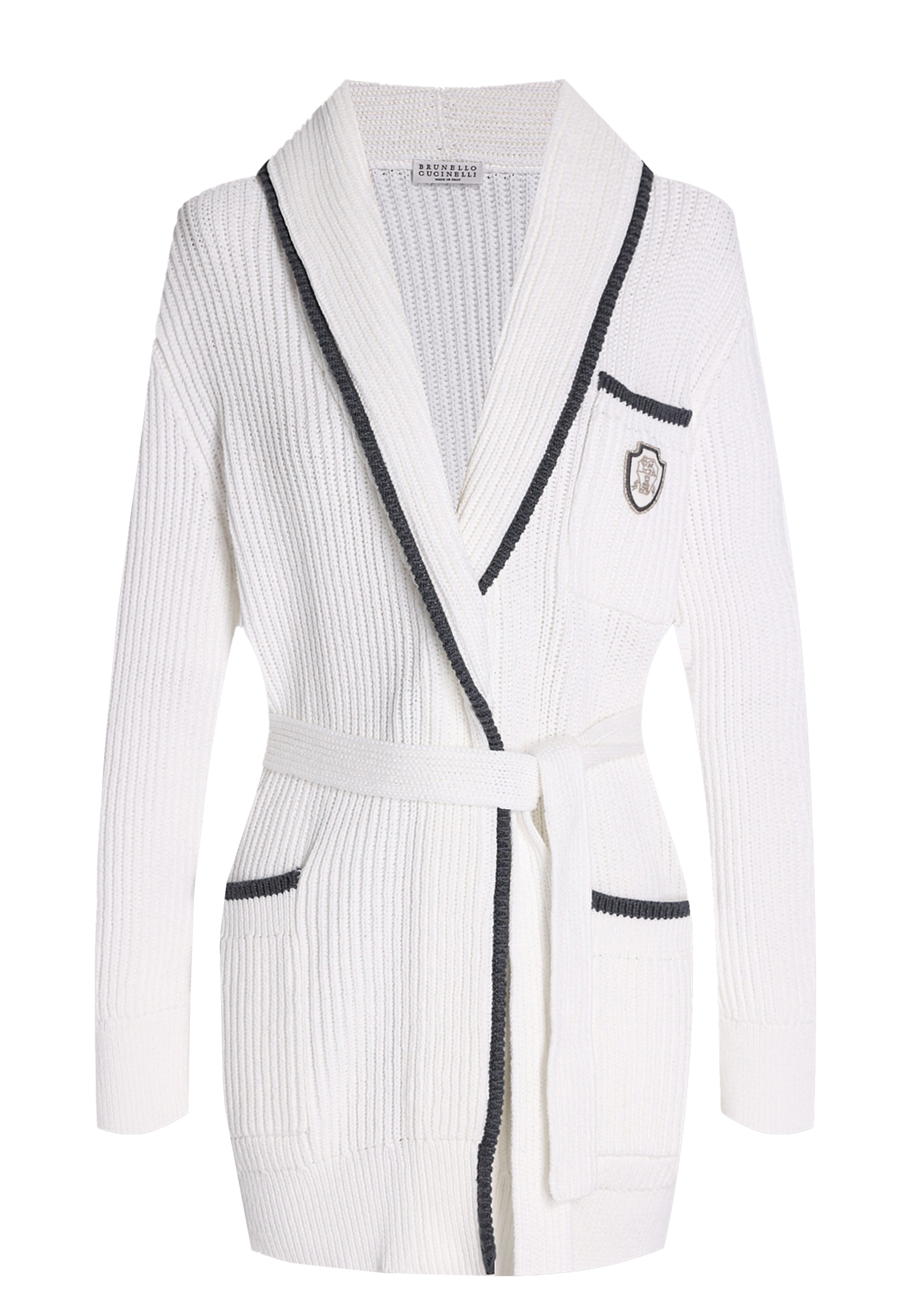 

Кардиган BRUNELLO CUCINELLI, Белый, Белый