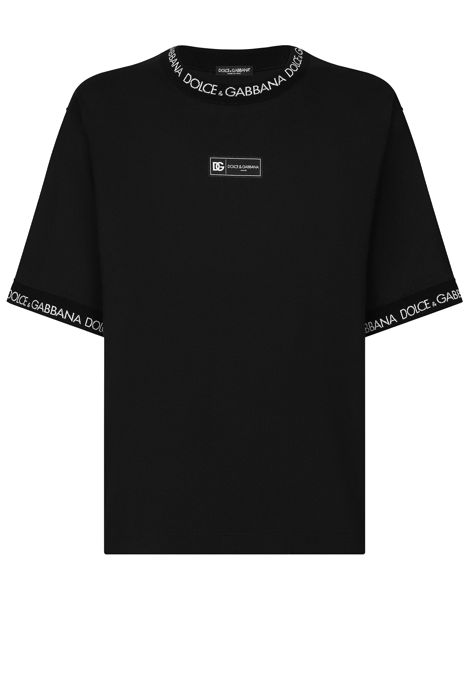 

Футболка DOLCE&GABBANA, Черный, Черный