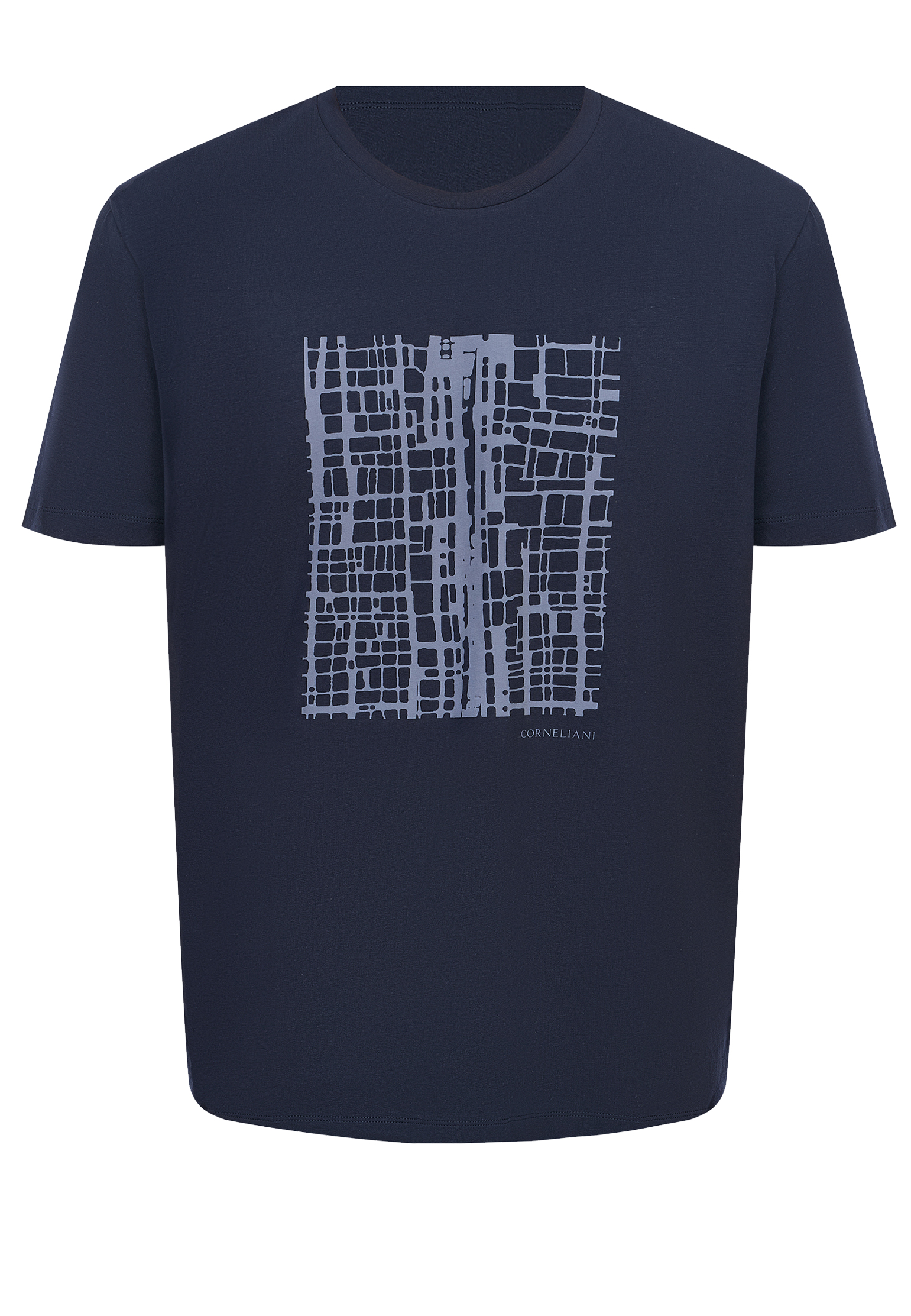 

Футболка CORNELIANI, Синий, Синий