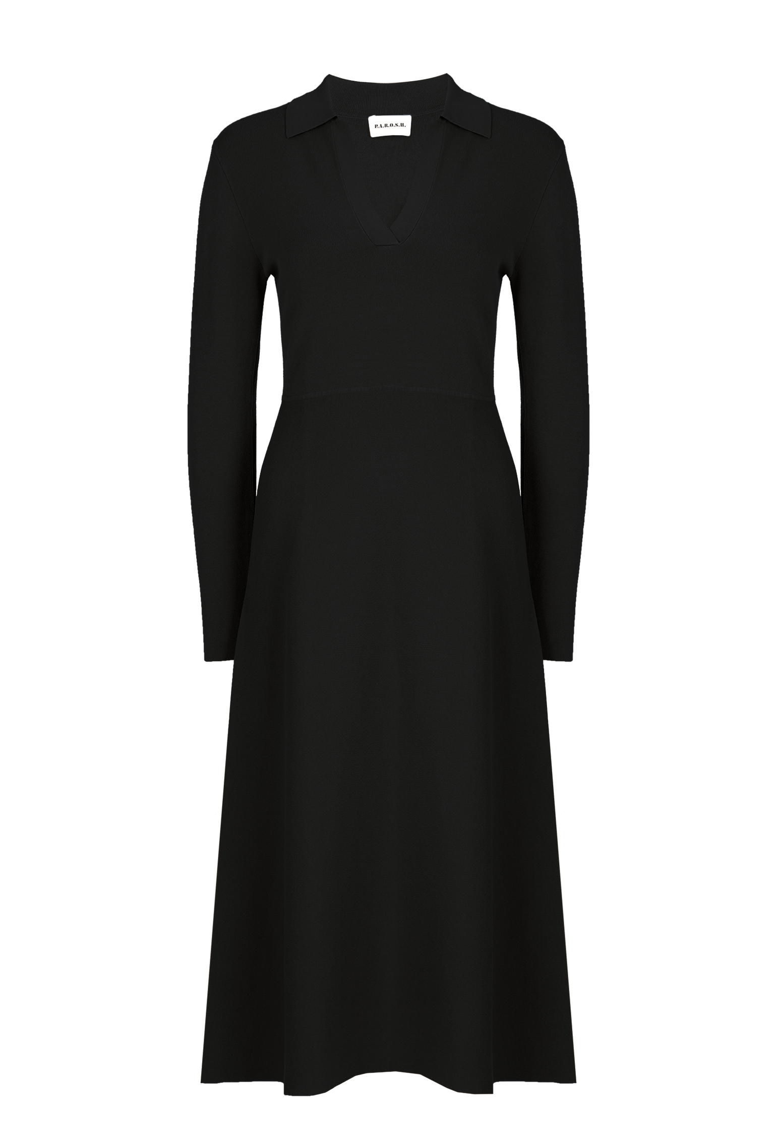 Платье P.A.R.O.S.H. Черный, размер XS 164343 - фото 1