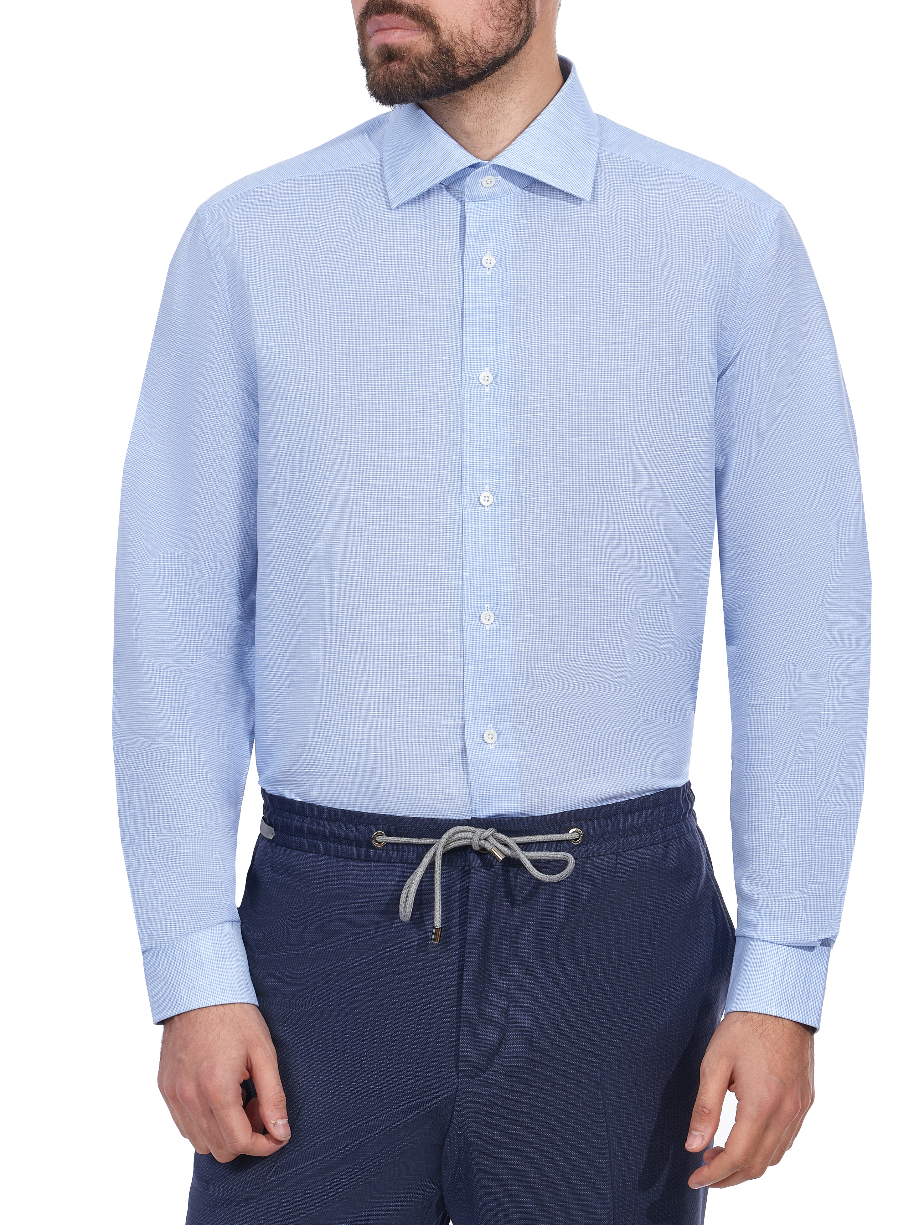 

Рубашка CORNELIANI, Синий, Синий