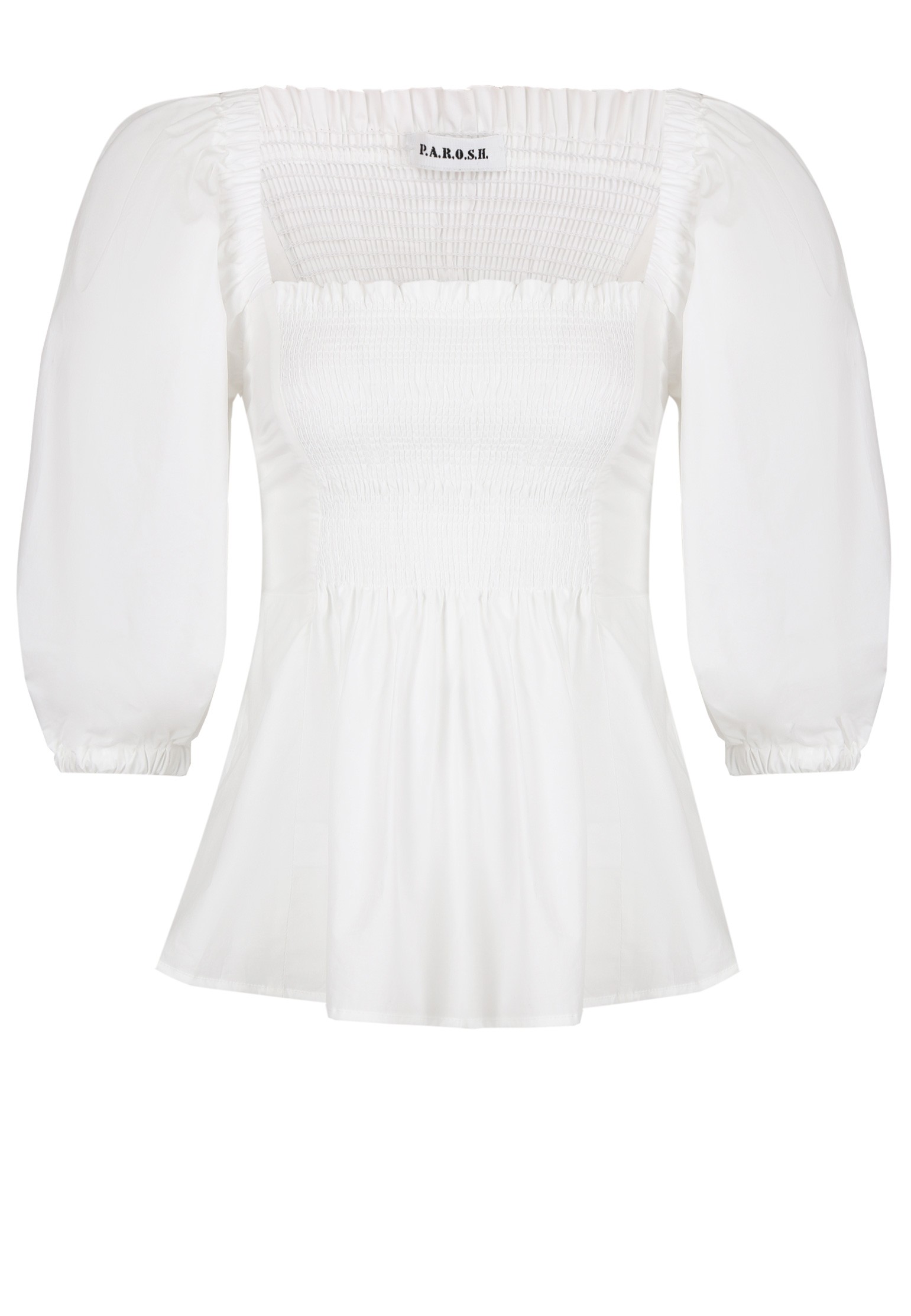 Блуза P.A.R.O.S.H. Белый, размер M 127310 - фото 1