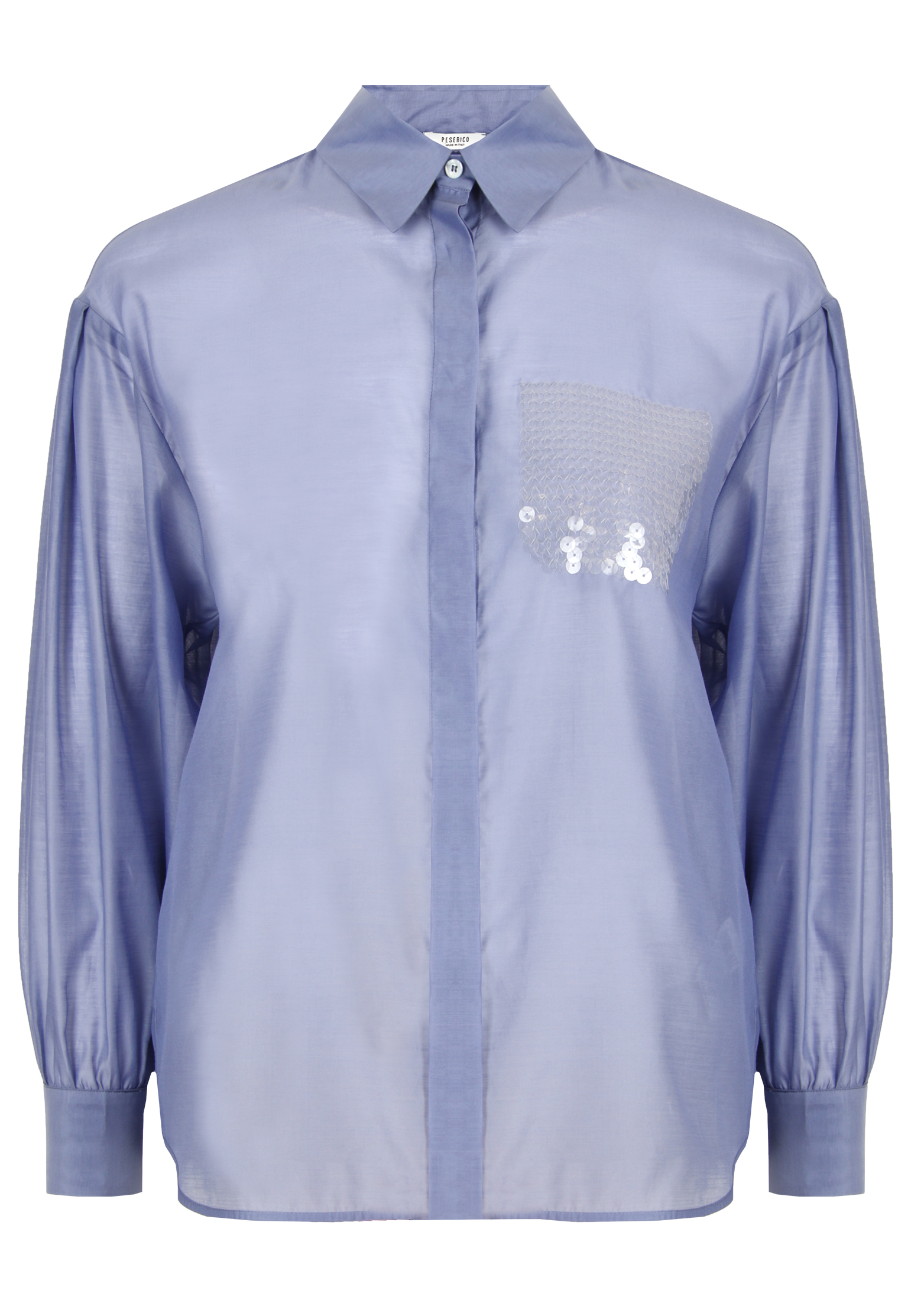Рубашка PESERICO Фиолетовый, размер 40 154597 - фото 1