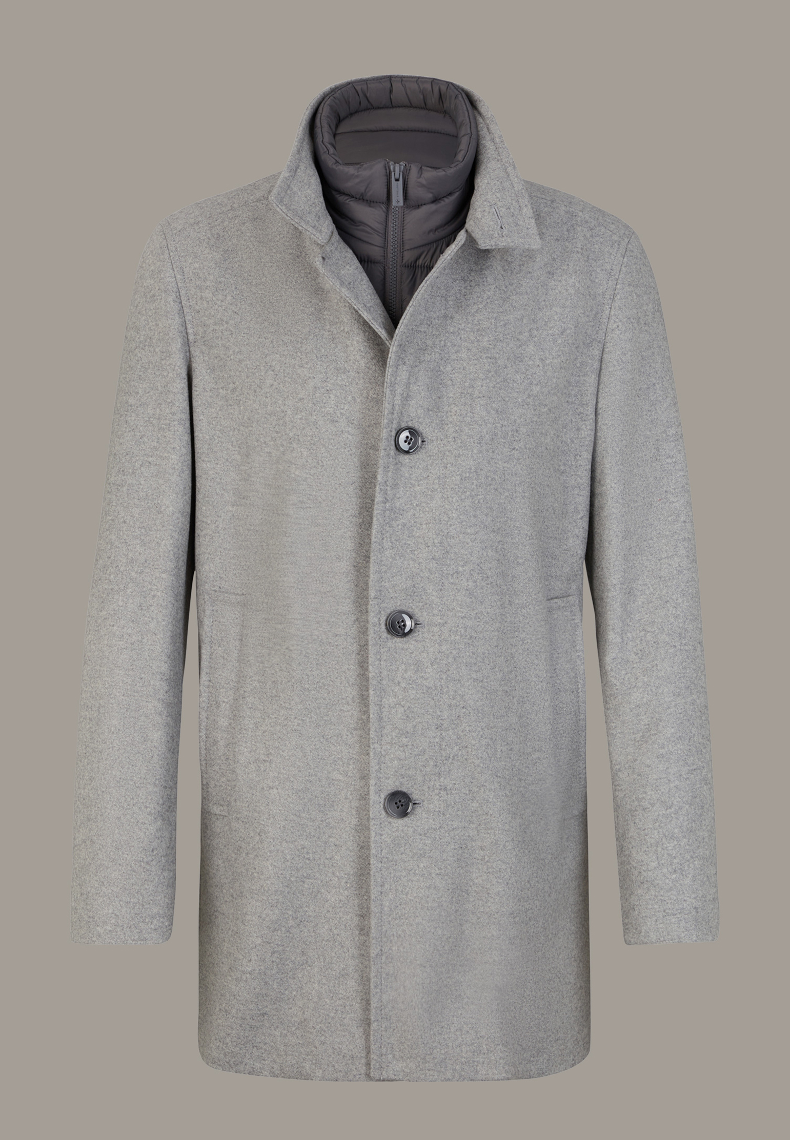 Пальто STRELLSON Серый, размер 52