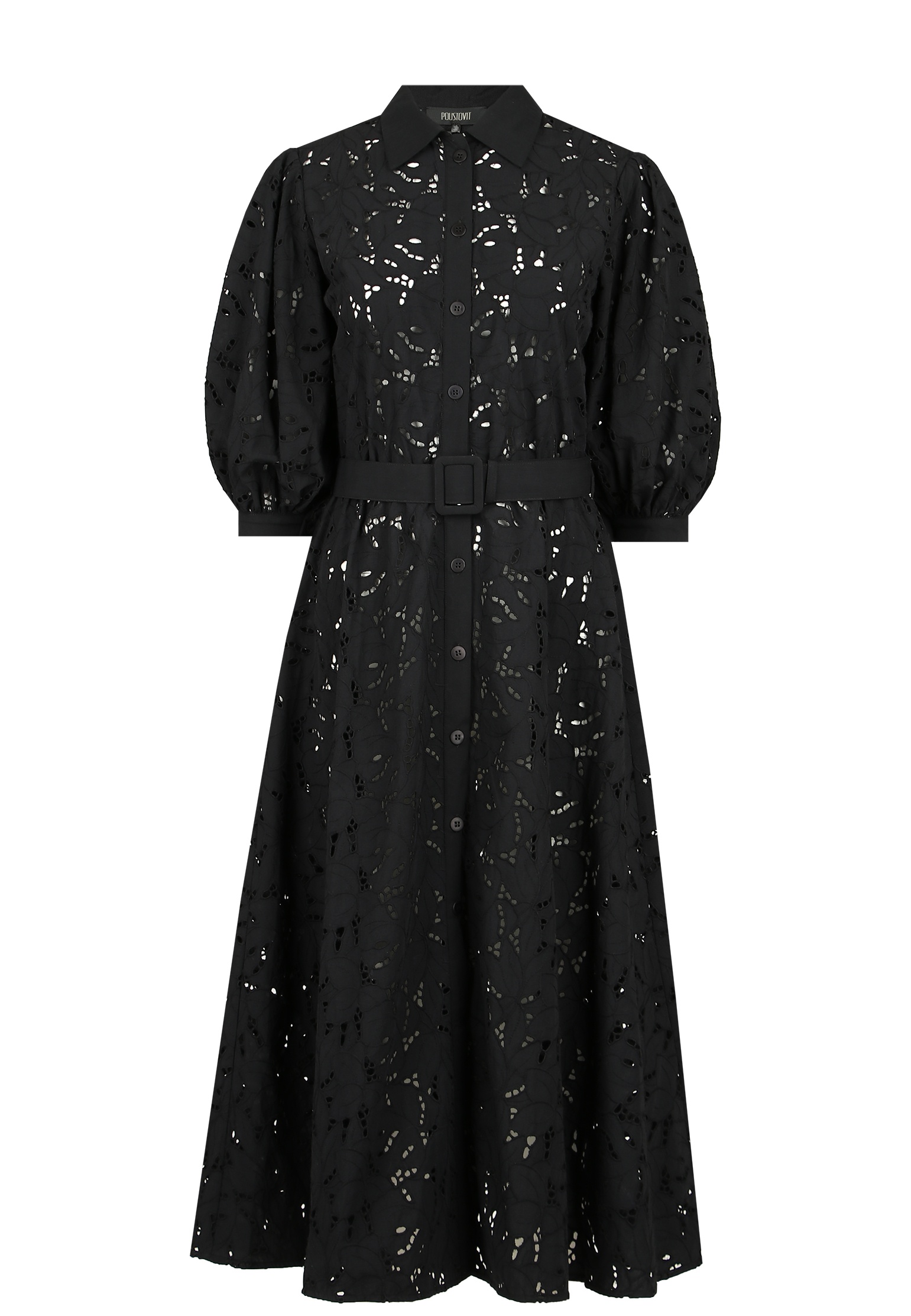 Платье POUSTOVIT Черный, размер 46 139075 - фото 1