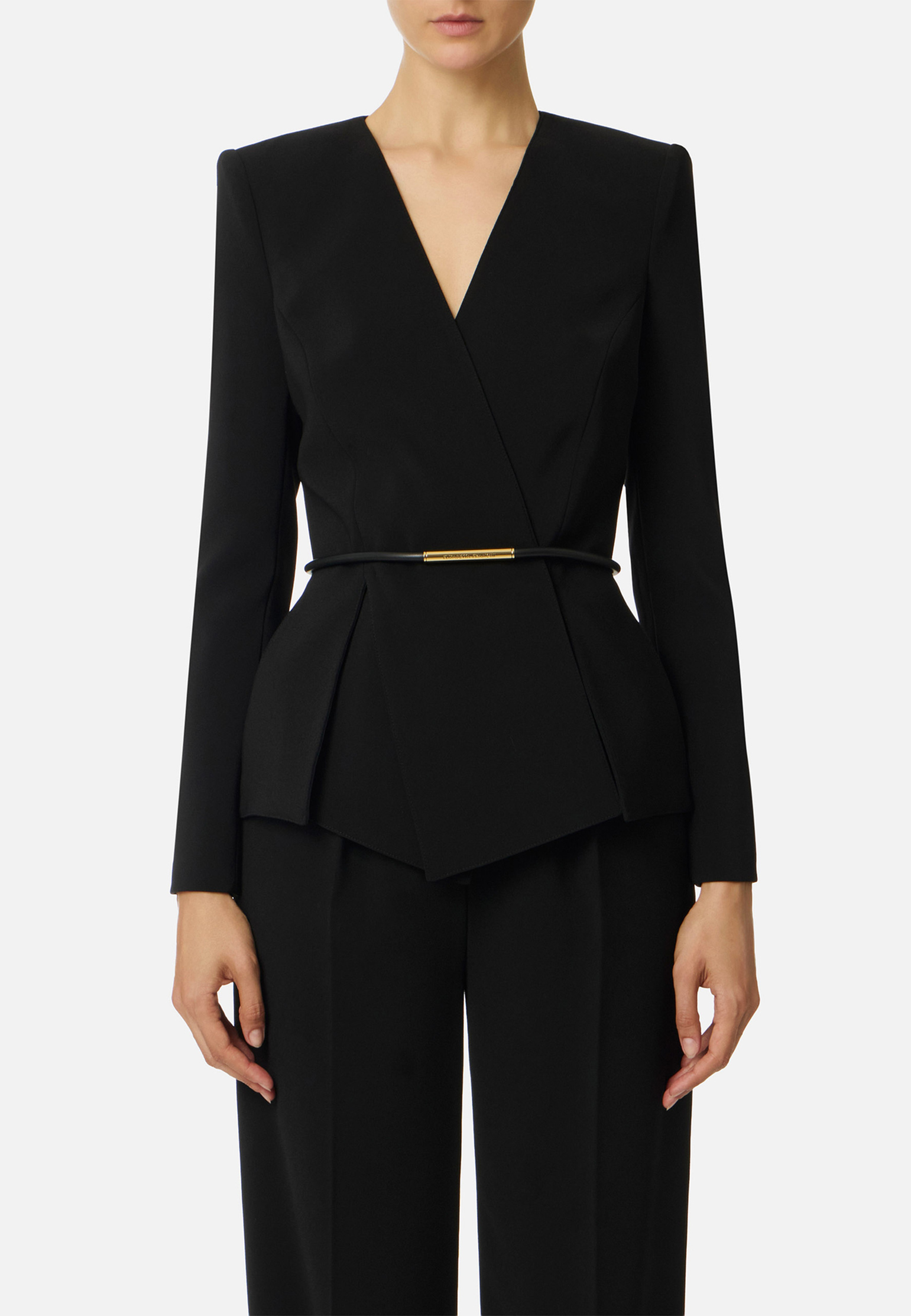 

Жакет ELISABETTA FRANCHI, Черный, Черный