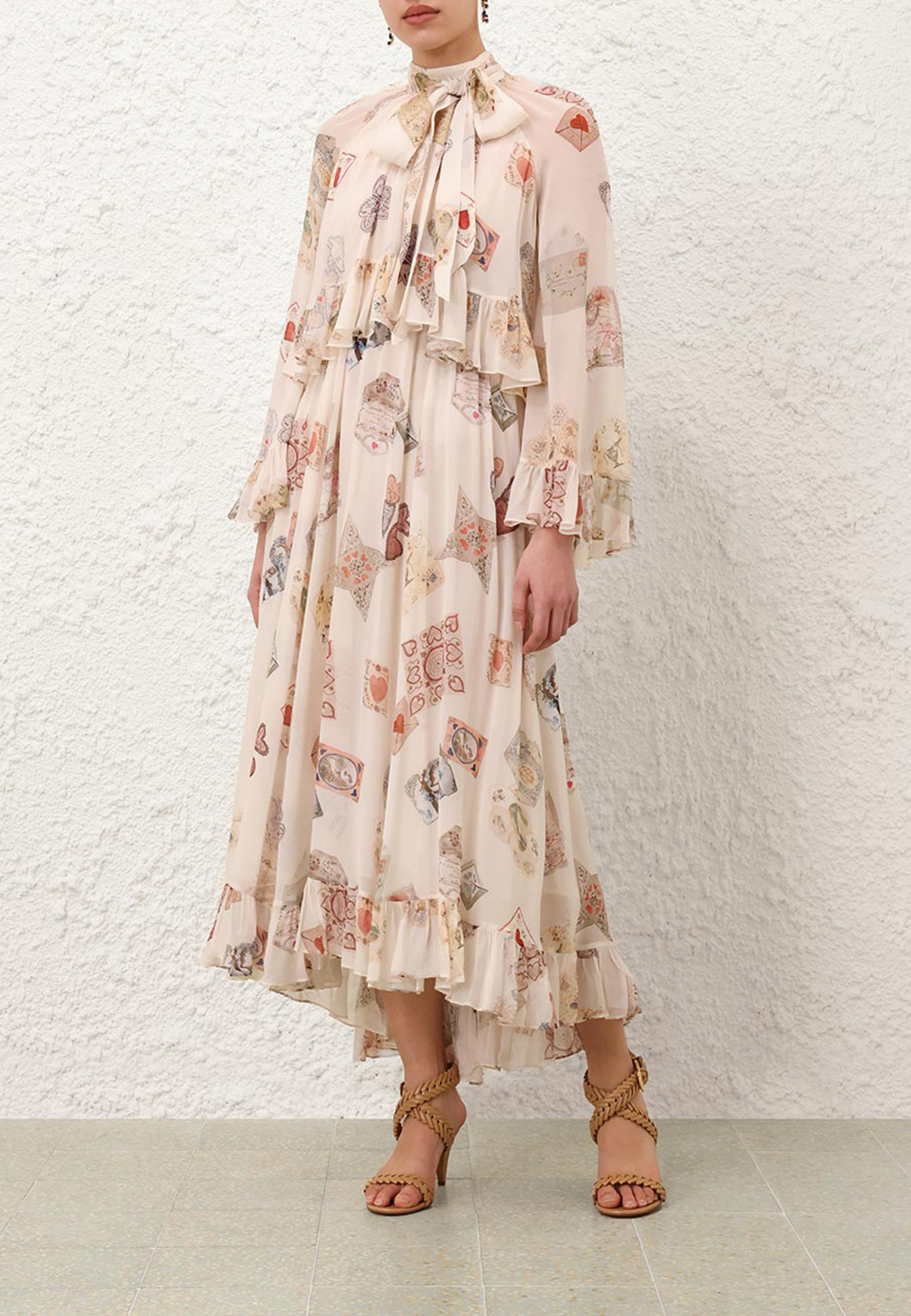 

Платье ZIMMERMANN, Белый, Белый