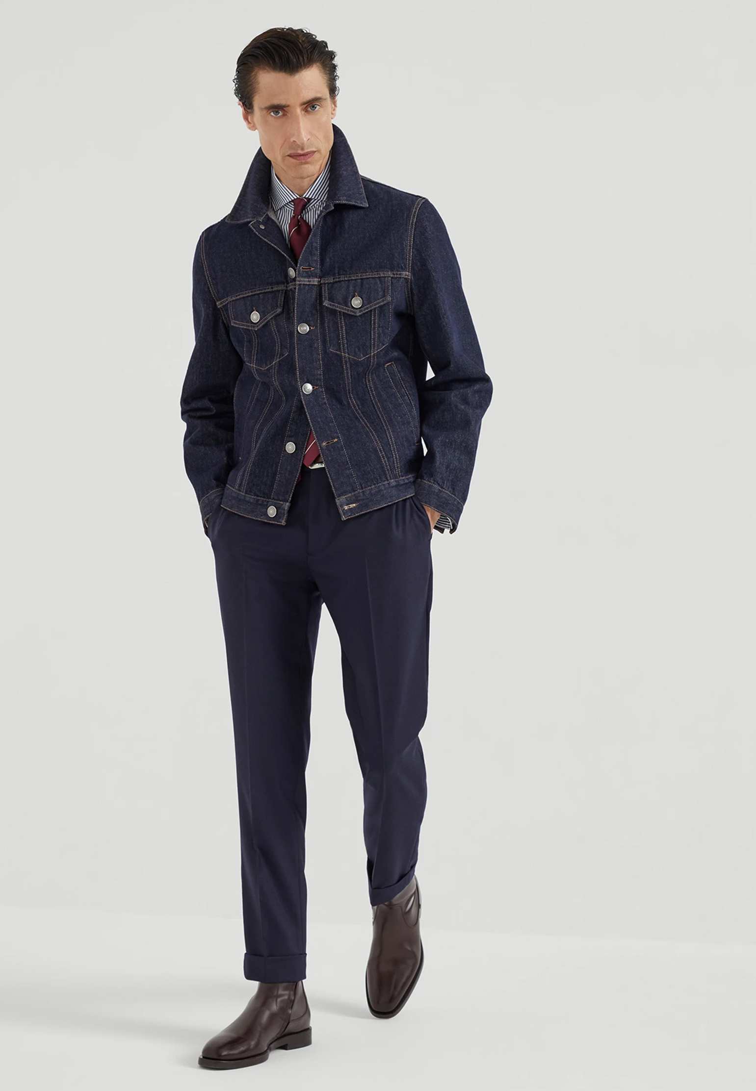 

Брюки BRUNELLO CUCINELLI, Синий, Синий