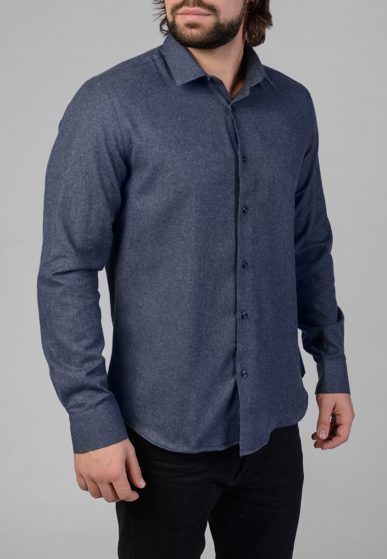 Рубашка STEFANO BELLINI Синий, размер 2XL