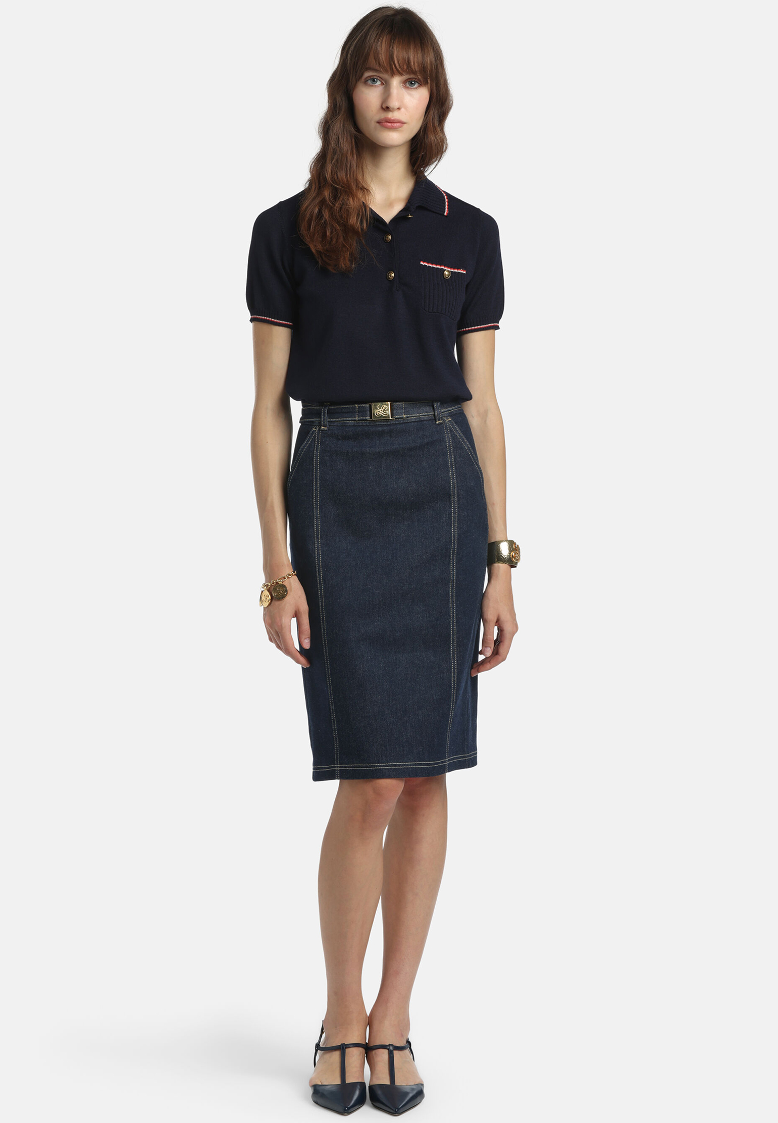 

Юбка LUISA SPAGNOLI, Синий, Синий