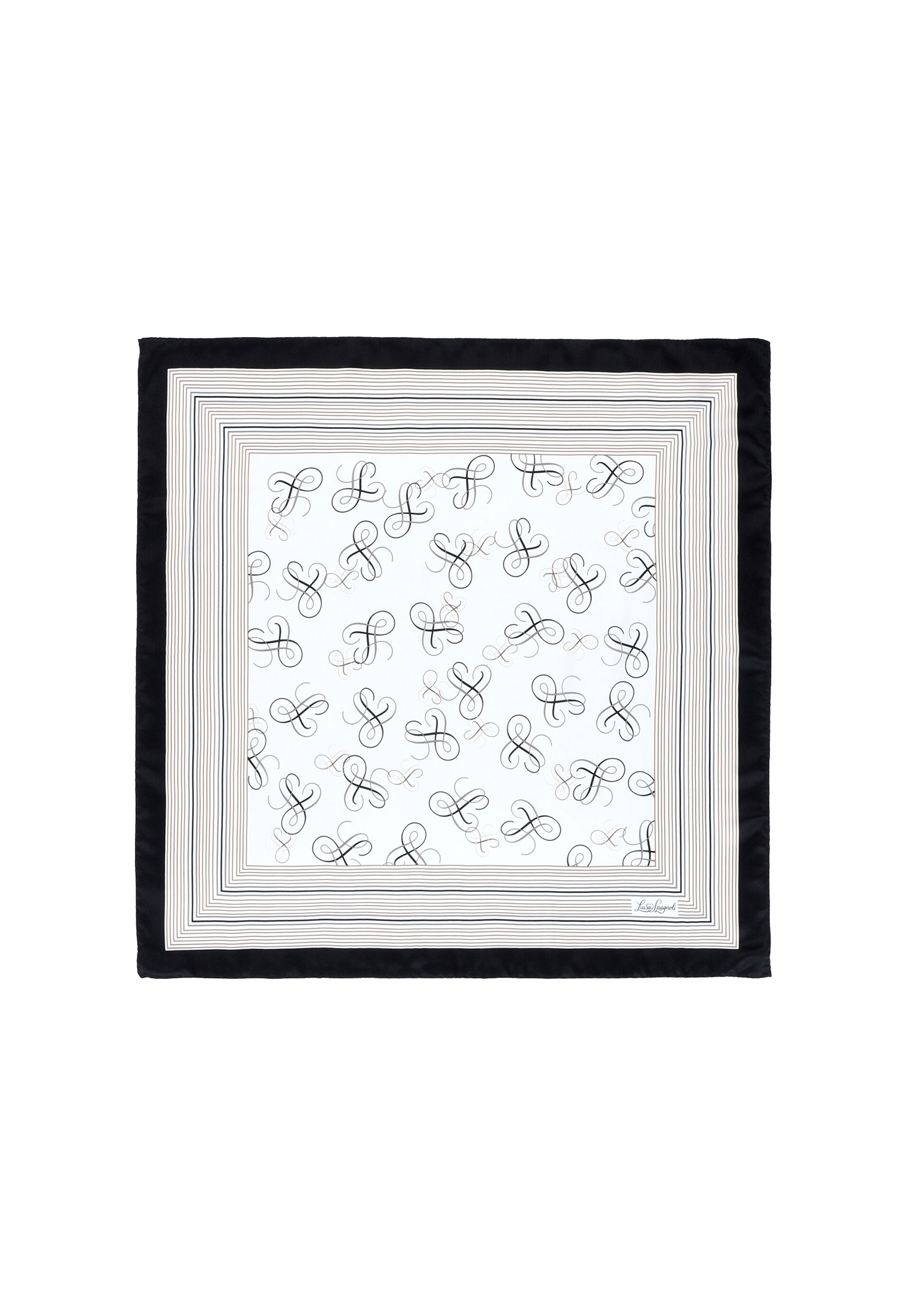 

Платок LUISA SPAGNOLI, Черный, Черный