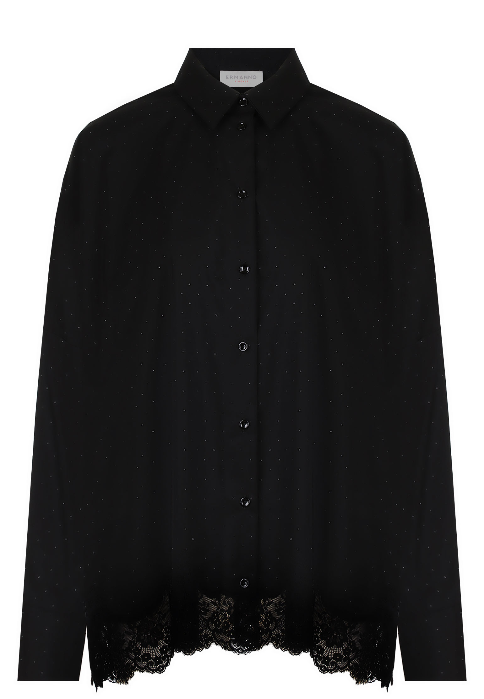 Рубашка ERMANNO FIRENZE Черный, размер 40