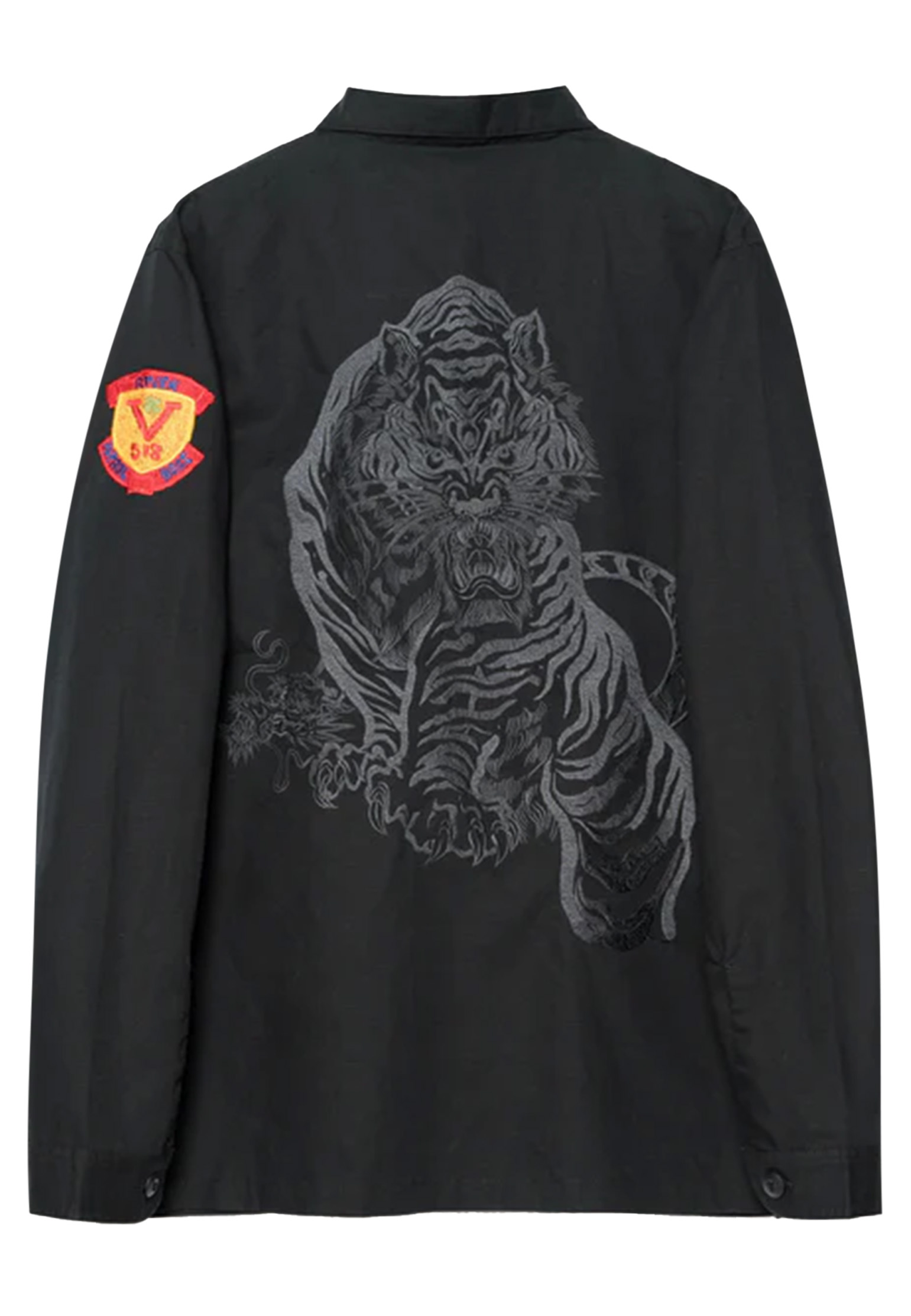 

Рубашка MAHARISHI, Черный, Черный