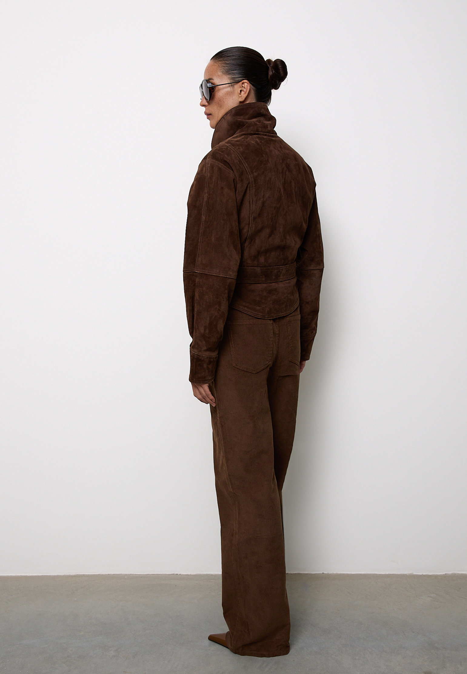 

Вельветовые джинсы THE REAL BASE, Коричневый, Коричневый