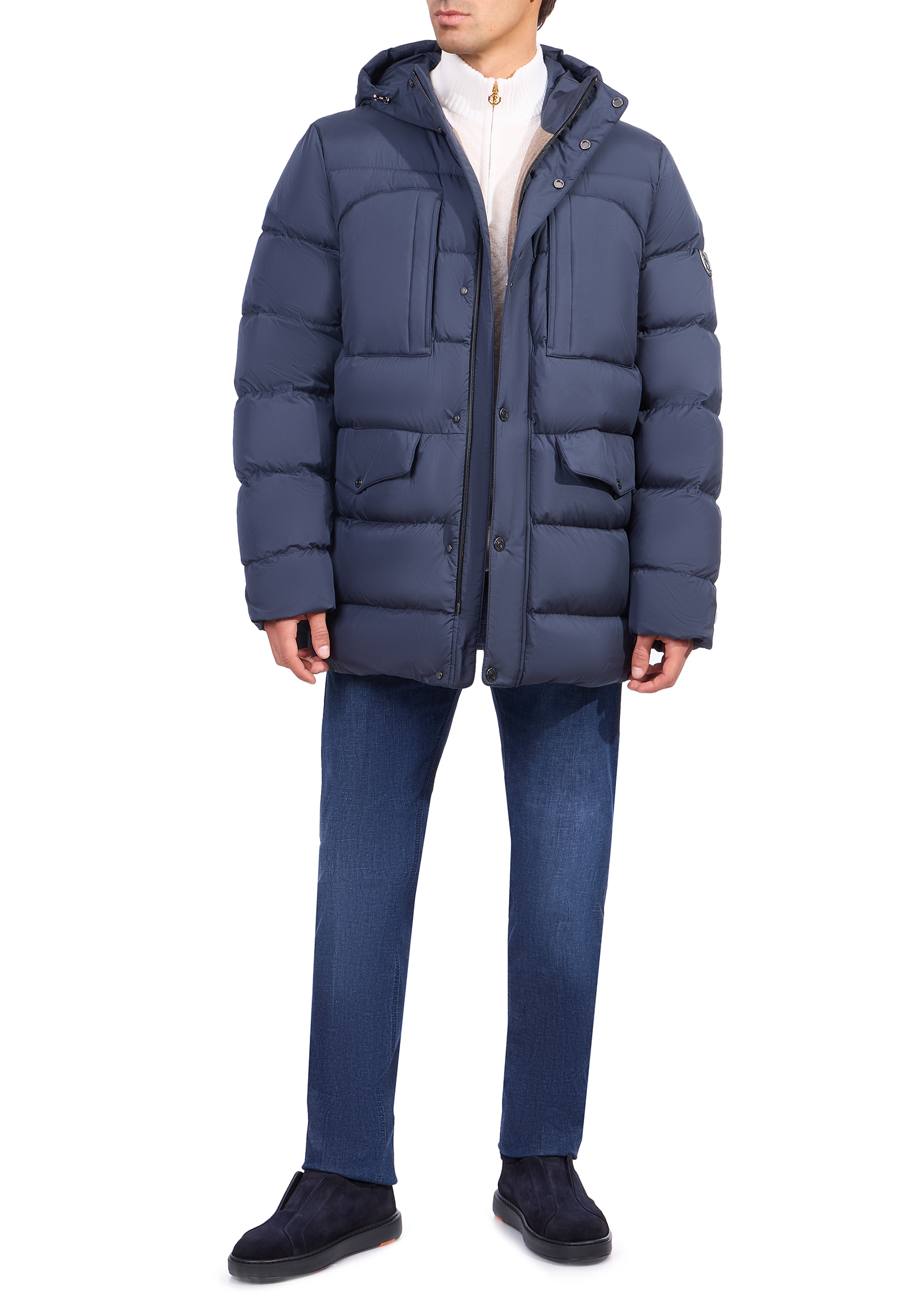 

Пуховик STEFANO RICCI, Синий, Синий