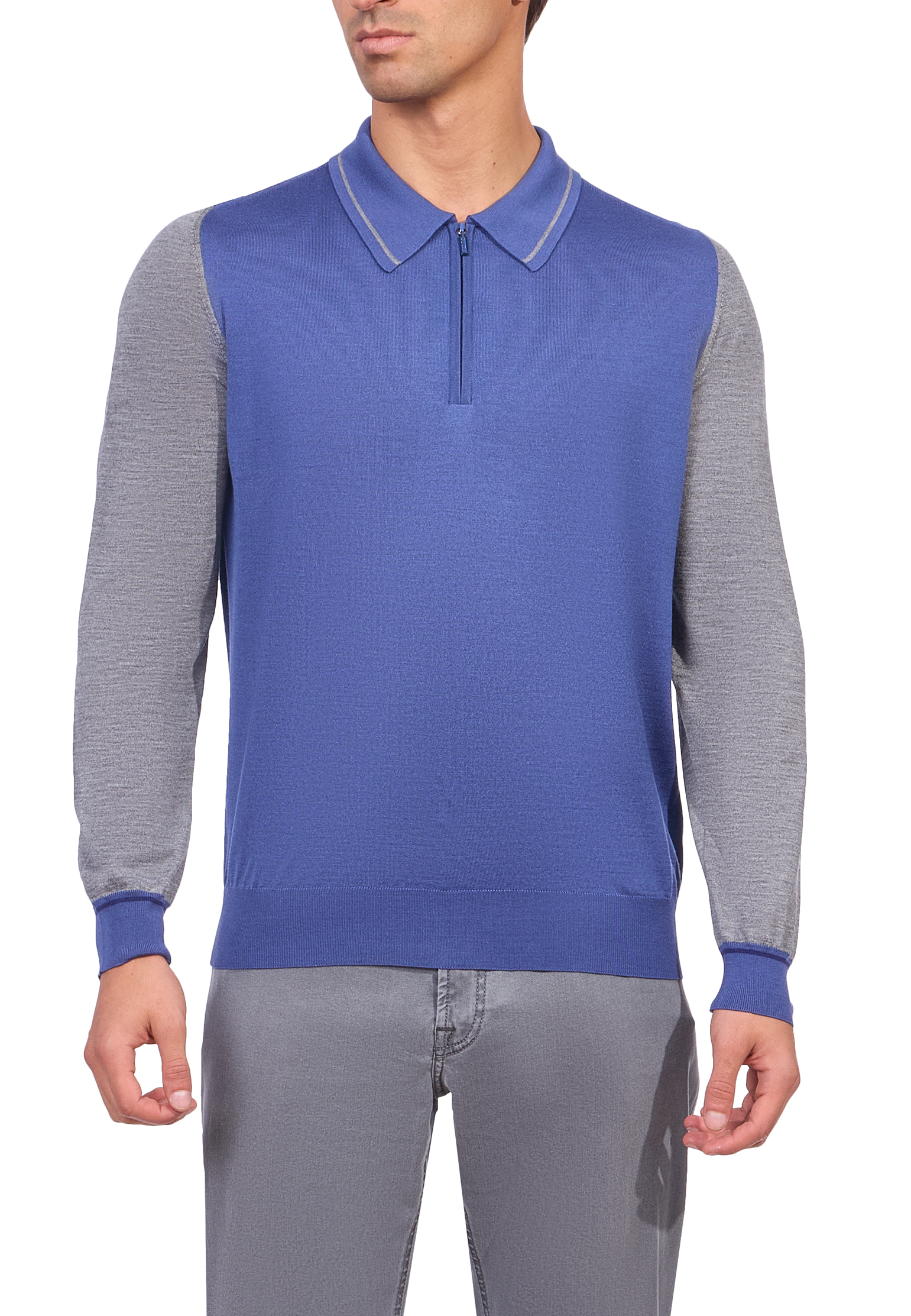 

Поло ZILLI, Синий, Синий