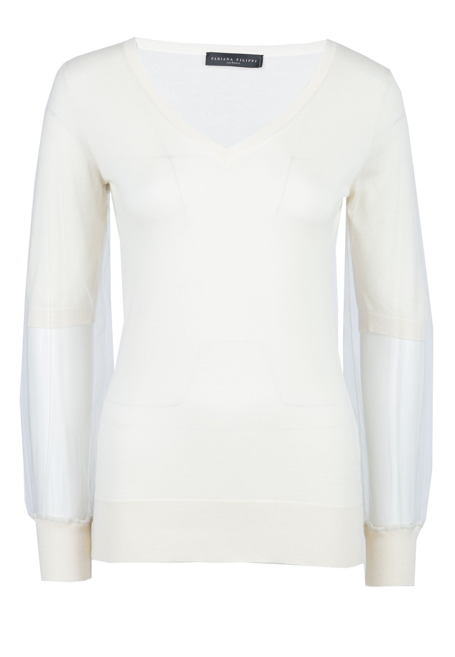Пуловер FABIANA FILIPPI Белый, размер 42 101953 - фото 1