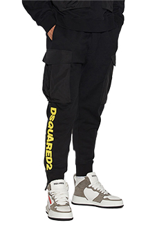 Спортивные брюки с крупным логотипом  DSQUARED2