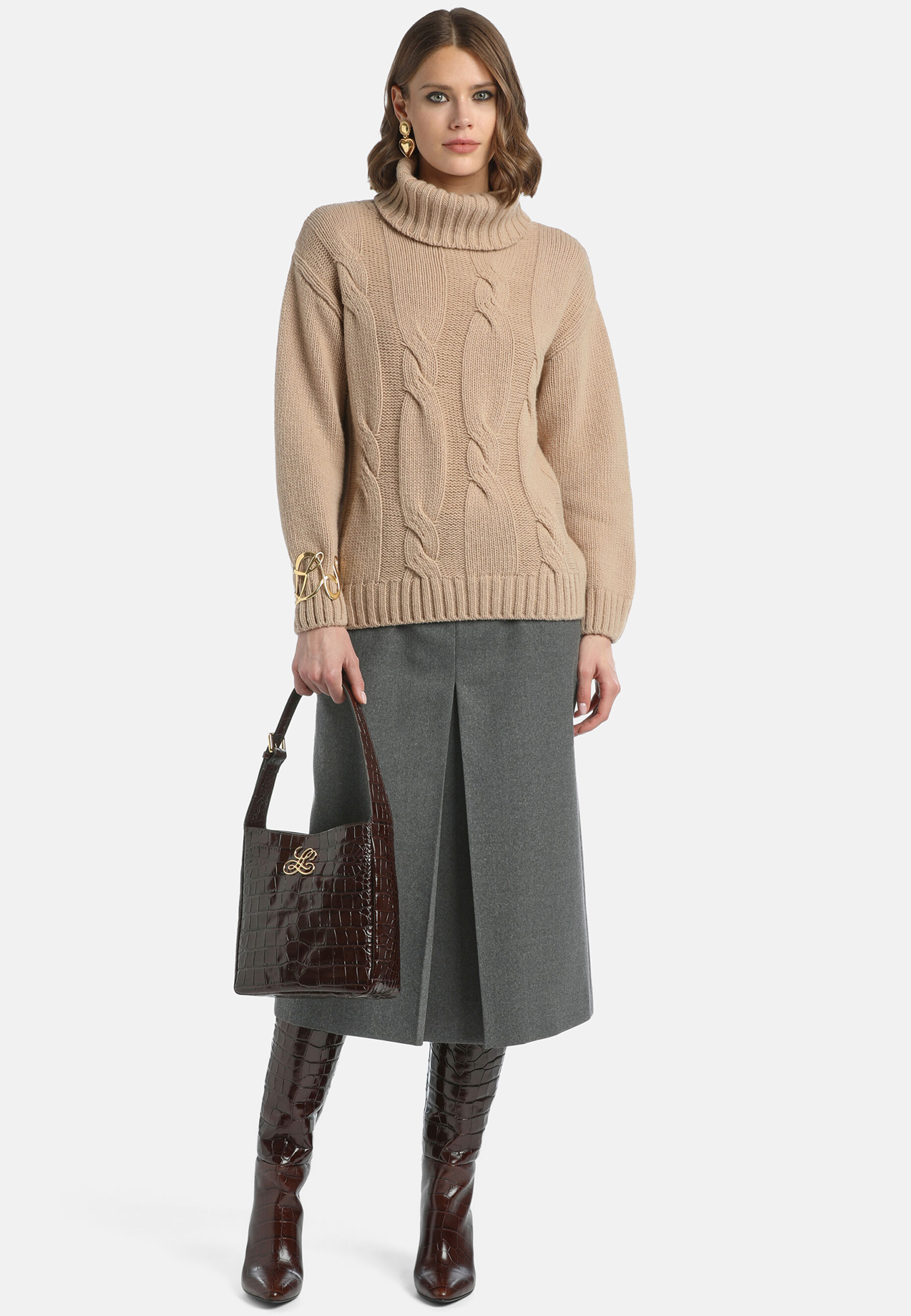 

Свитер LUISA SPAGNOLI, Бежевый, Бежевый