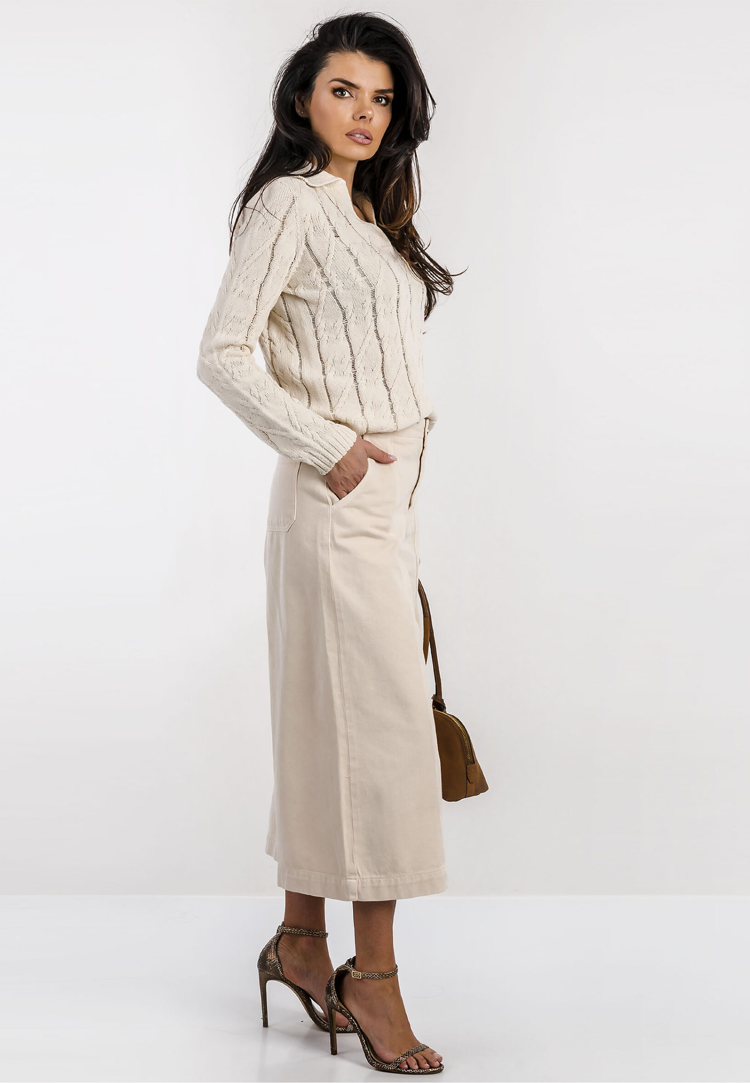 

Джемпер TWINSET Milano, Бежевый, Бежевый