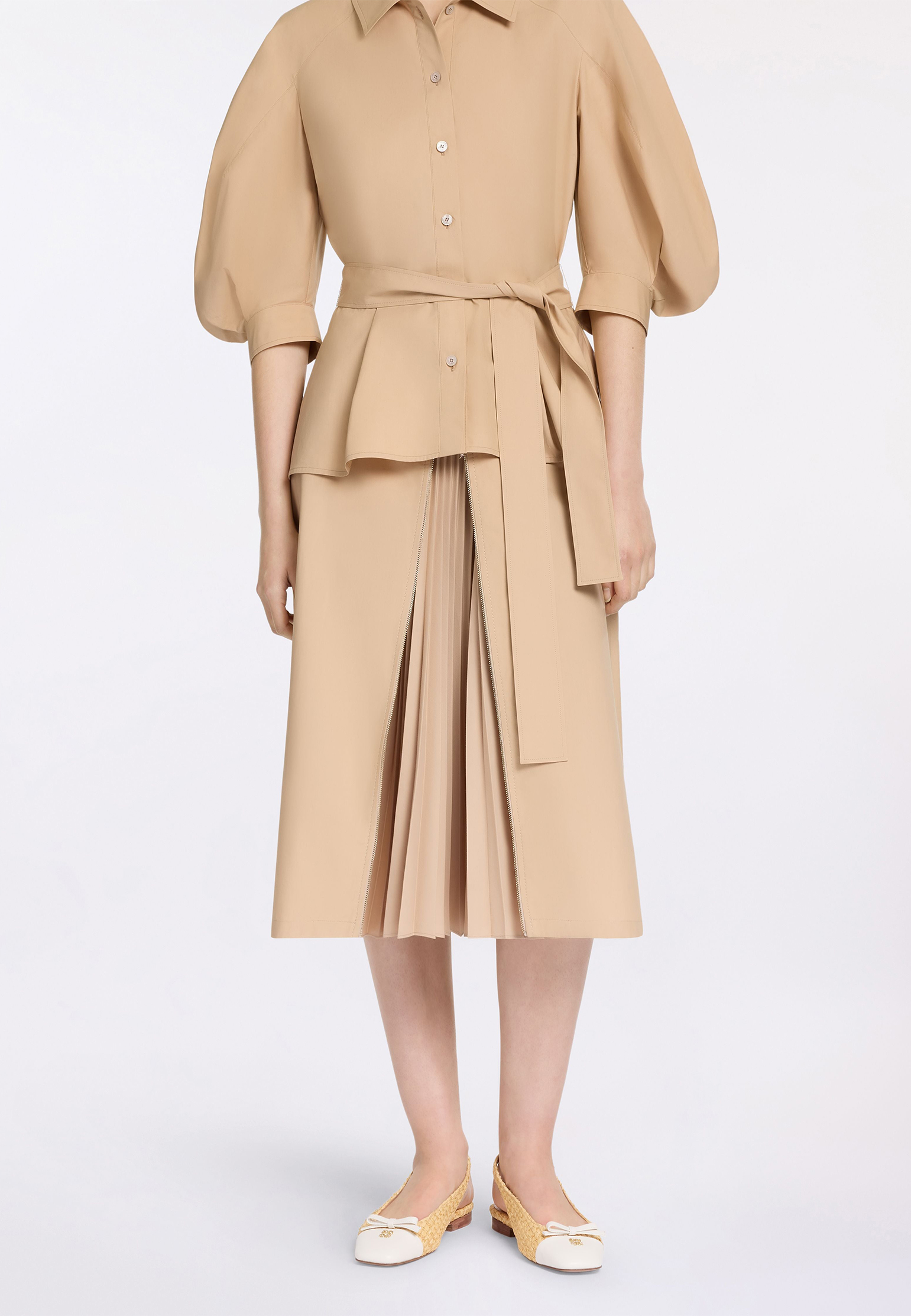 

Юбка ELIE SAAB, Бежевый, Бежевый