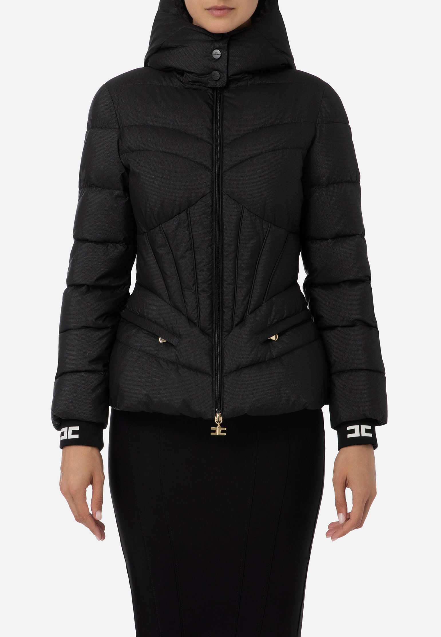 

Куртка ELISABETTA FRANCHI, Черный, Черный