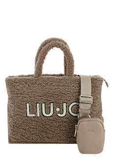 Меховая сумка с логотипом  LIU JO