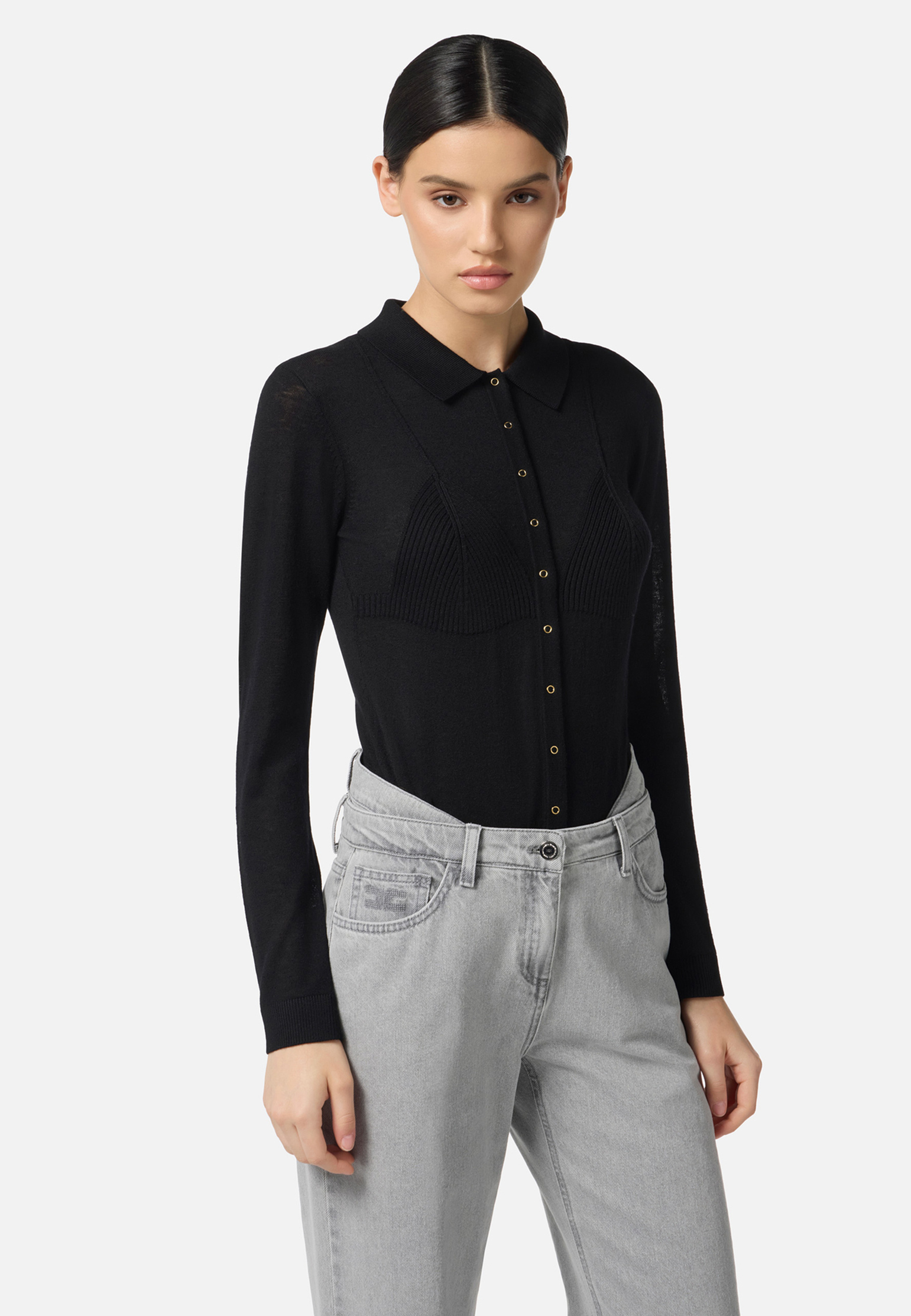 

Кардиган ELISABETTA FRANCHI, Черный, Черный