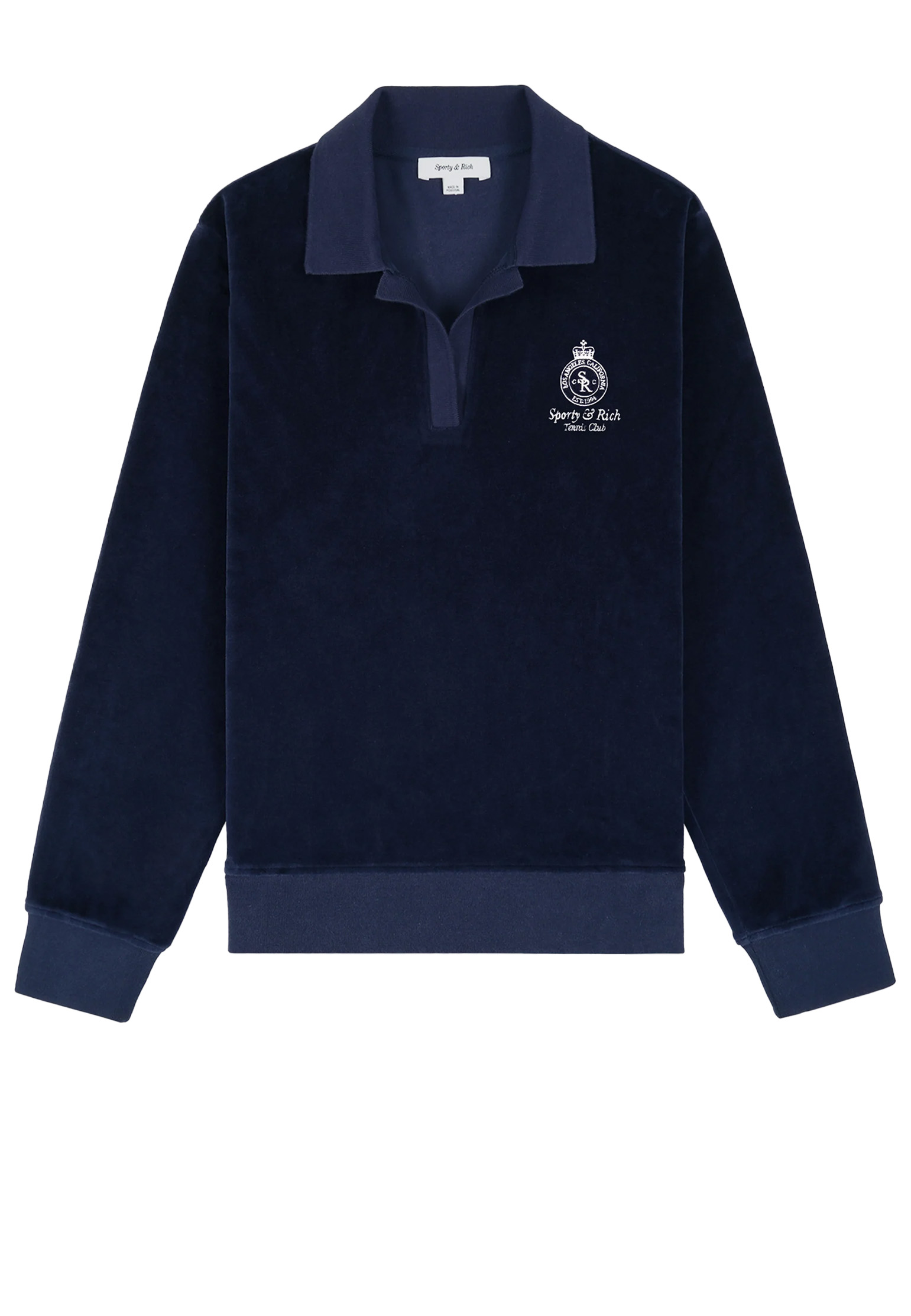 

Поло SPORTY&RICH, Синий, Синий