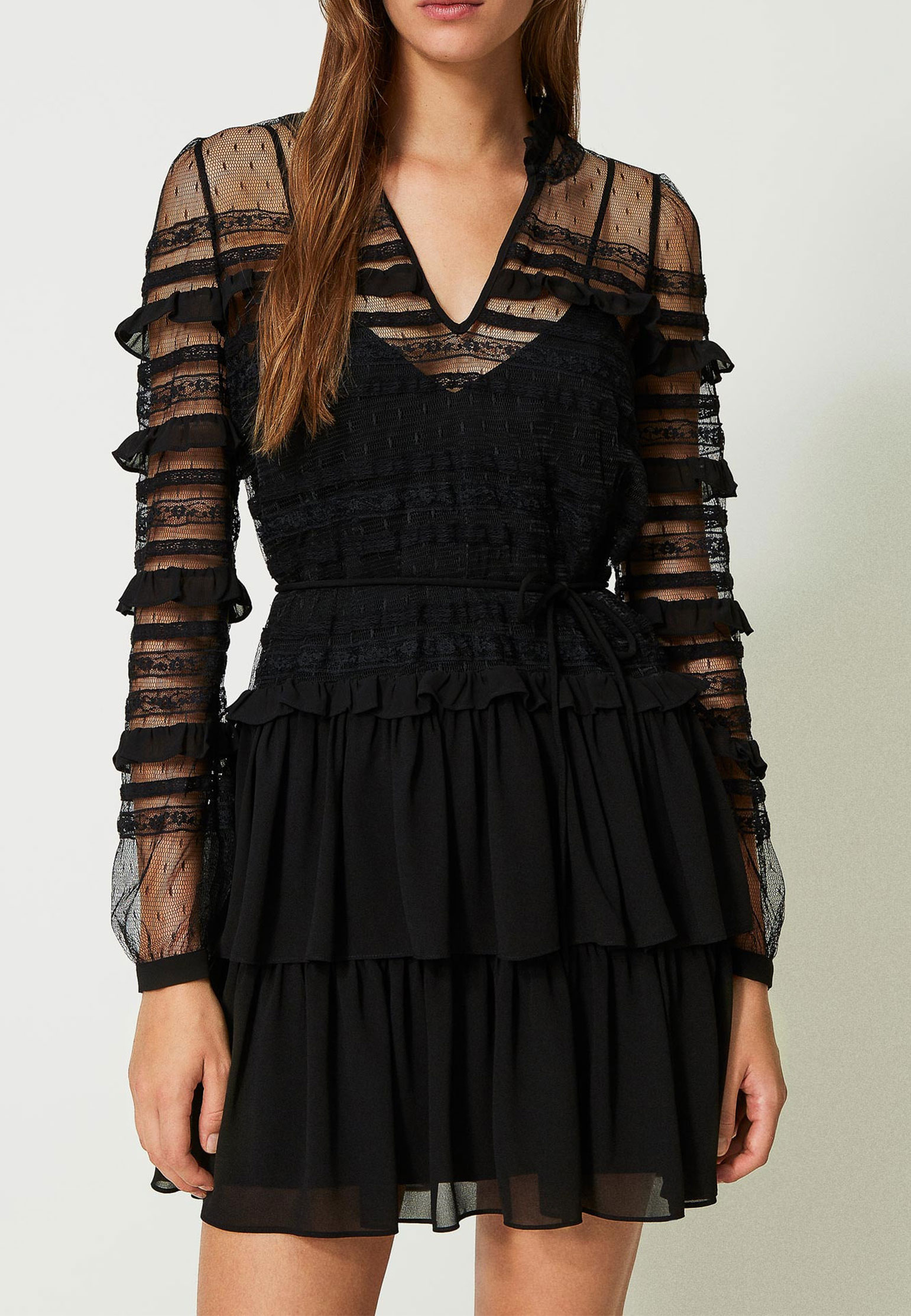 Платье TWINSET Milano Черный, размер 38 179803 - фото 1