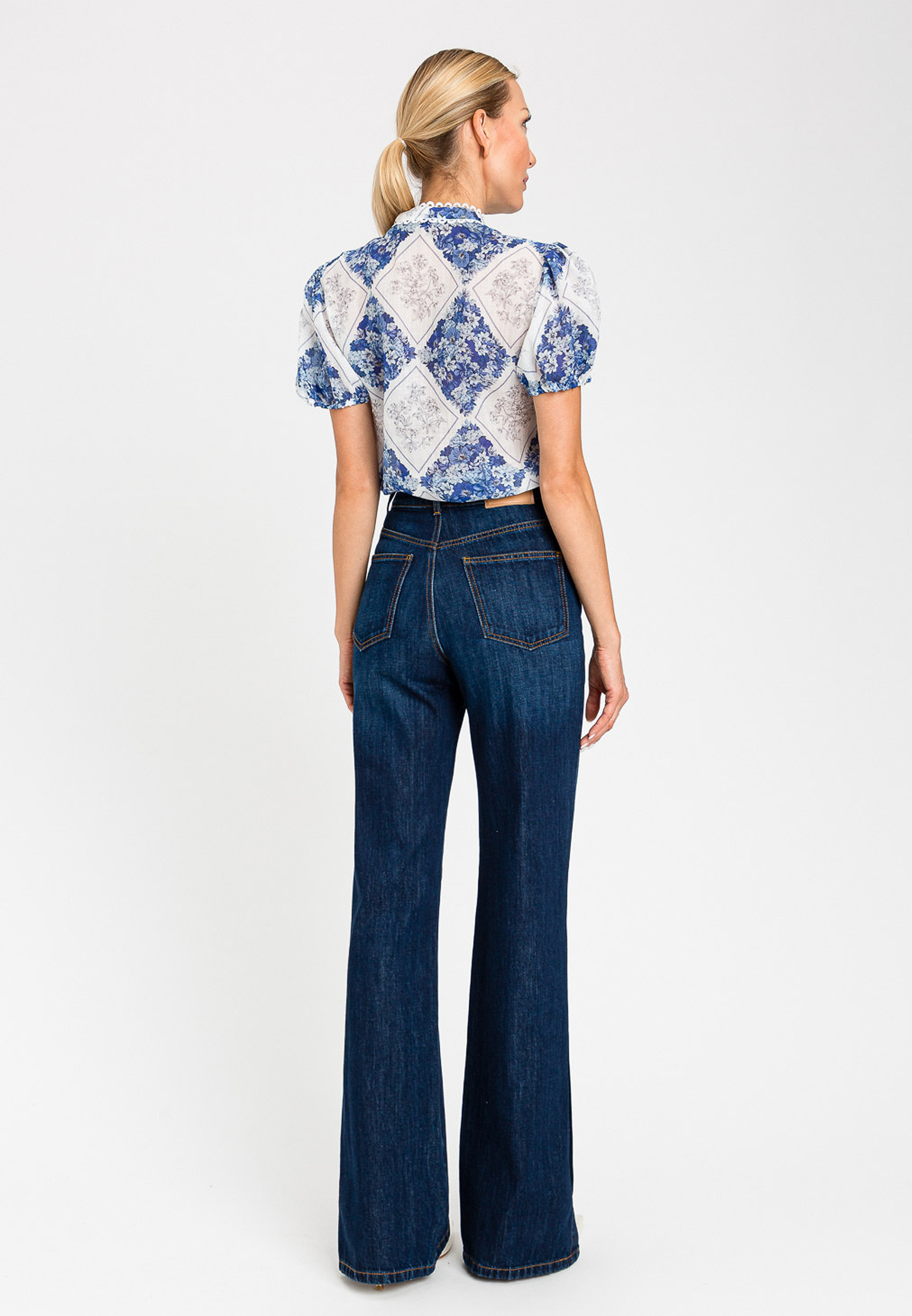 

Блуза TWINSET Milano, Синий, Синий