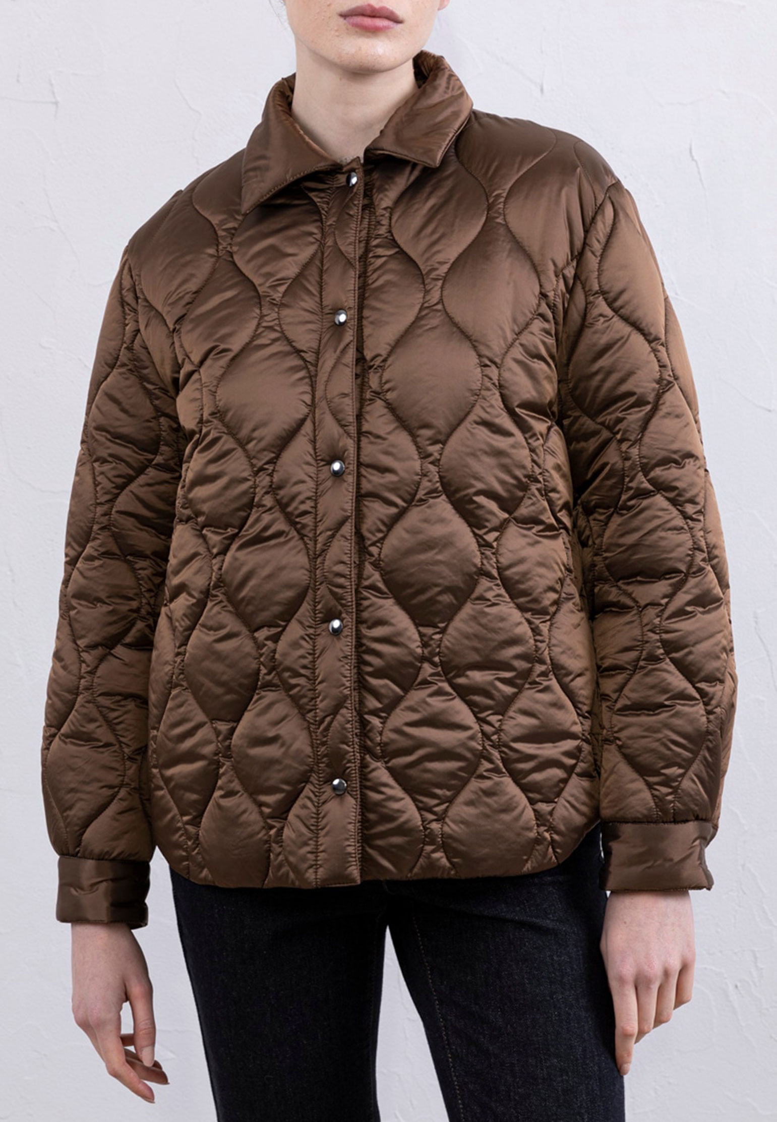 Куртка PESERICO EASY Коричневый, размер 40 165091 - фото 1