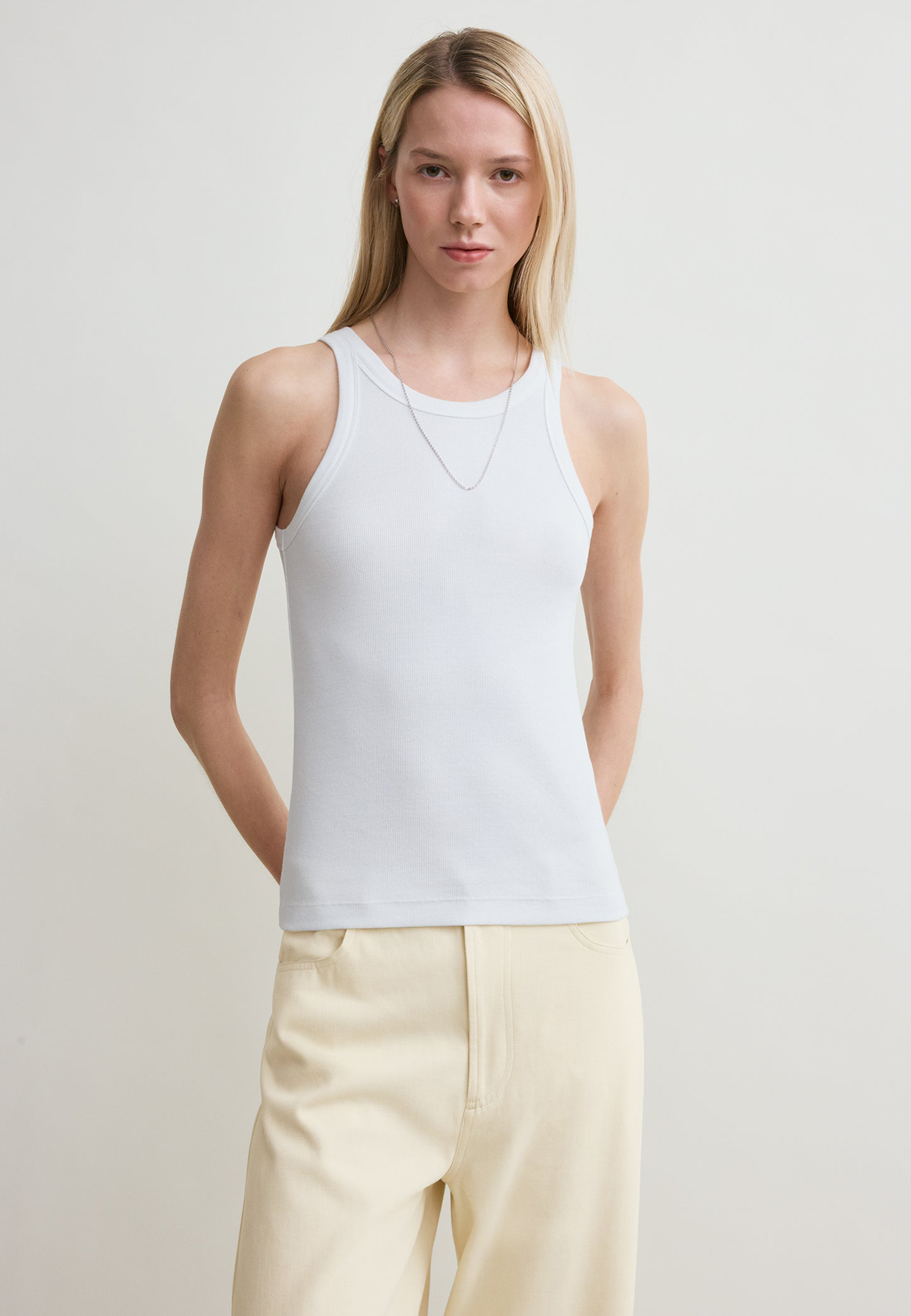 

Майка TOTEME, Белый, Белый