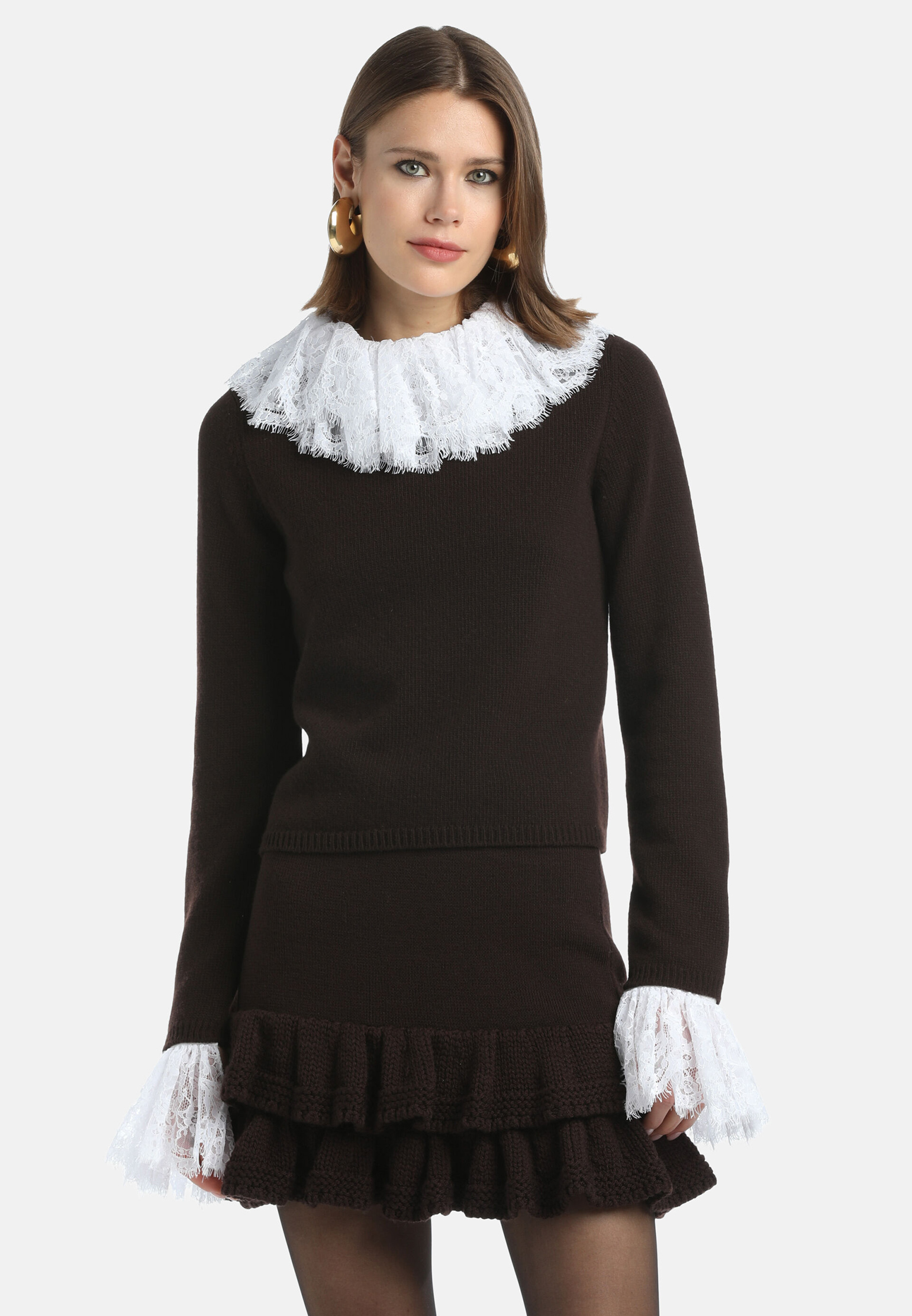 

Джемпер LUISA SPAGNOLI, Коричневый, Коричневый