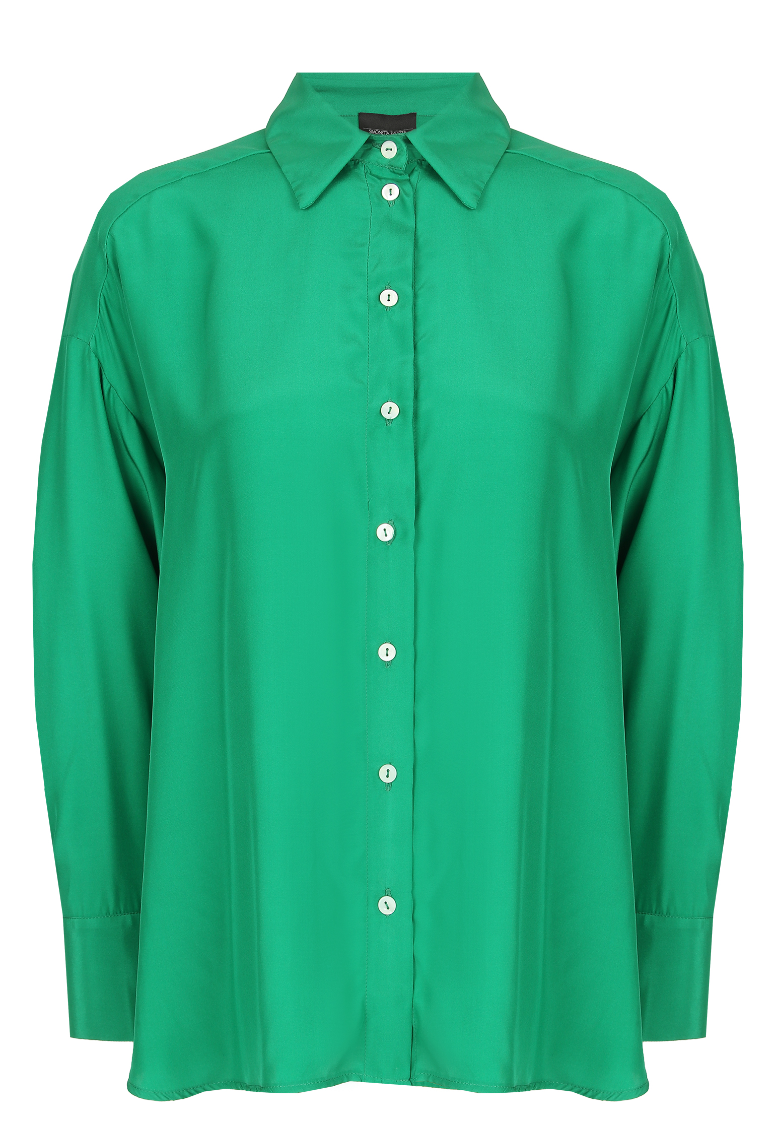 Рубашка SIMONETTA RAVIZZA Зеленый, размер 40