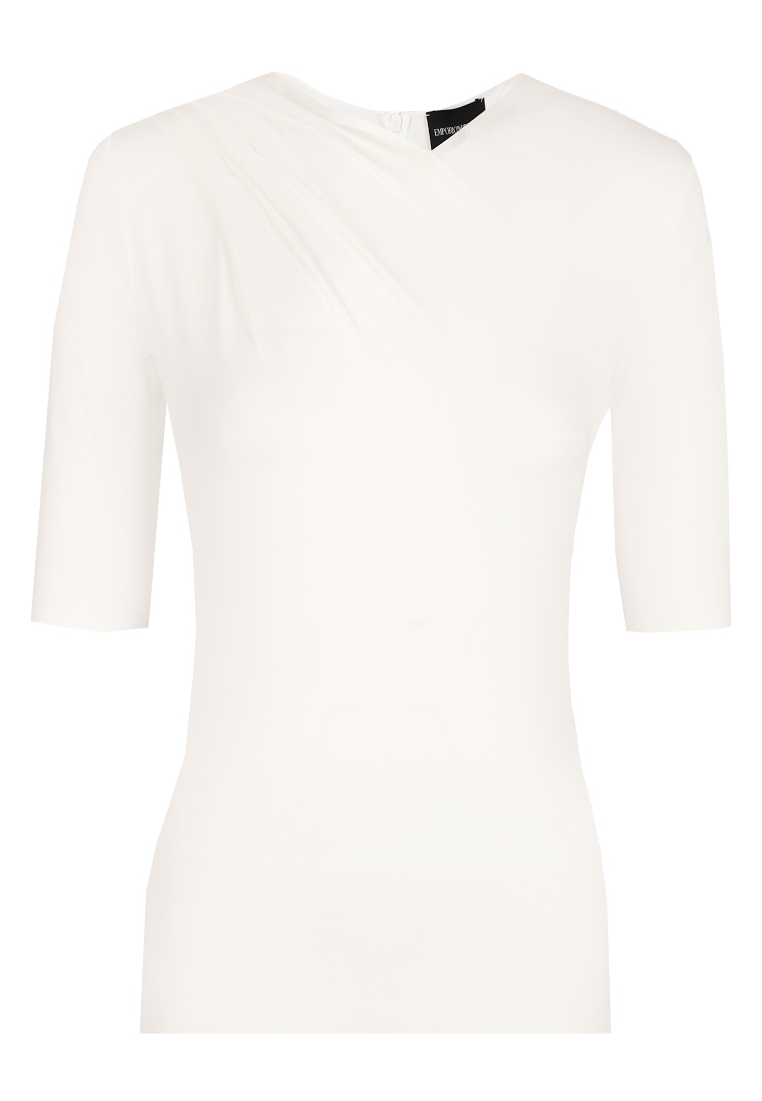Блуза EMPORIO ARMANI белого цвета