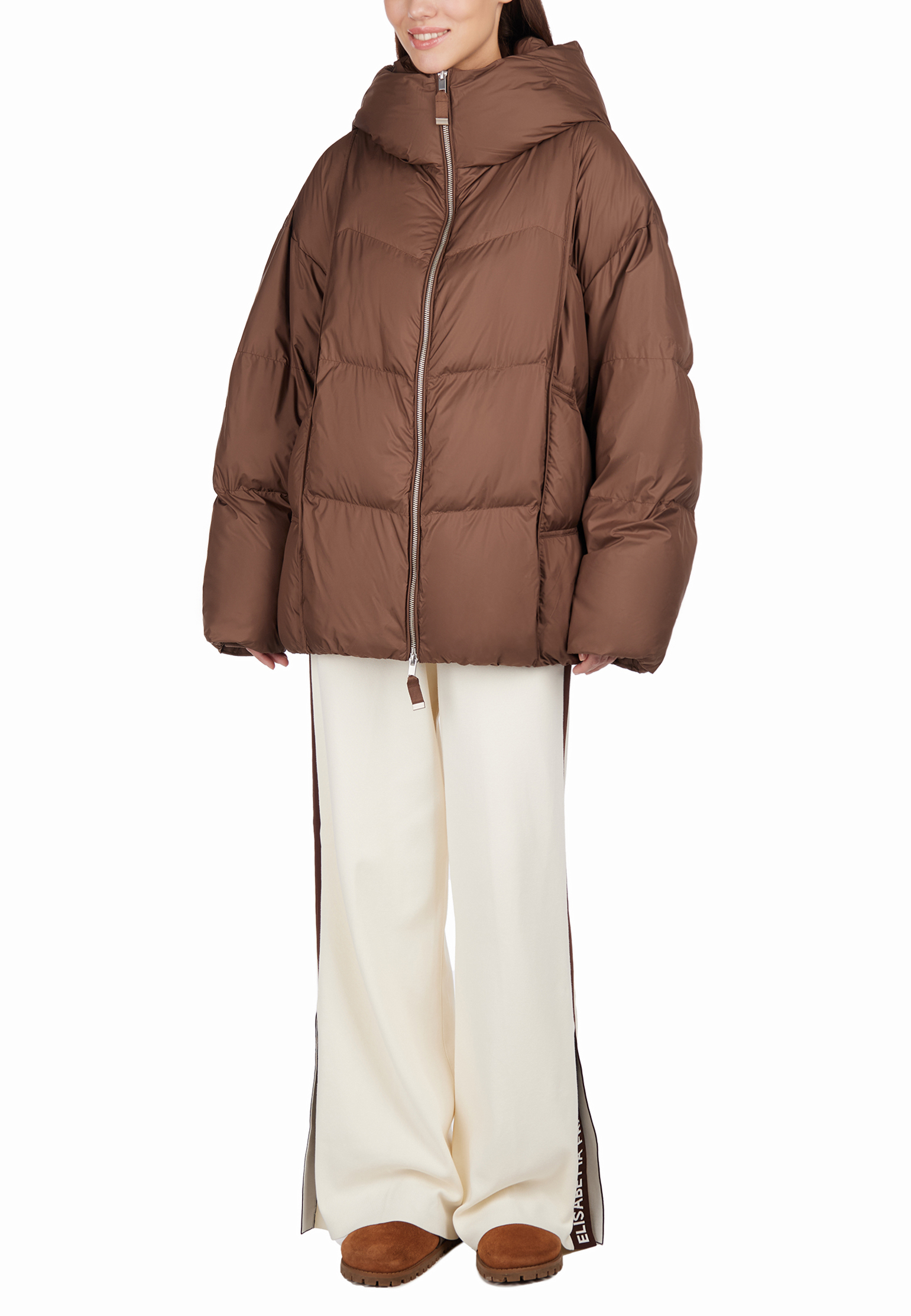 

Пуховик SFILATO, Коричневый, Коричневый