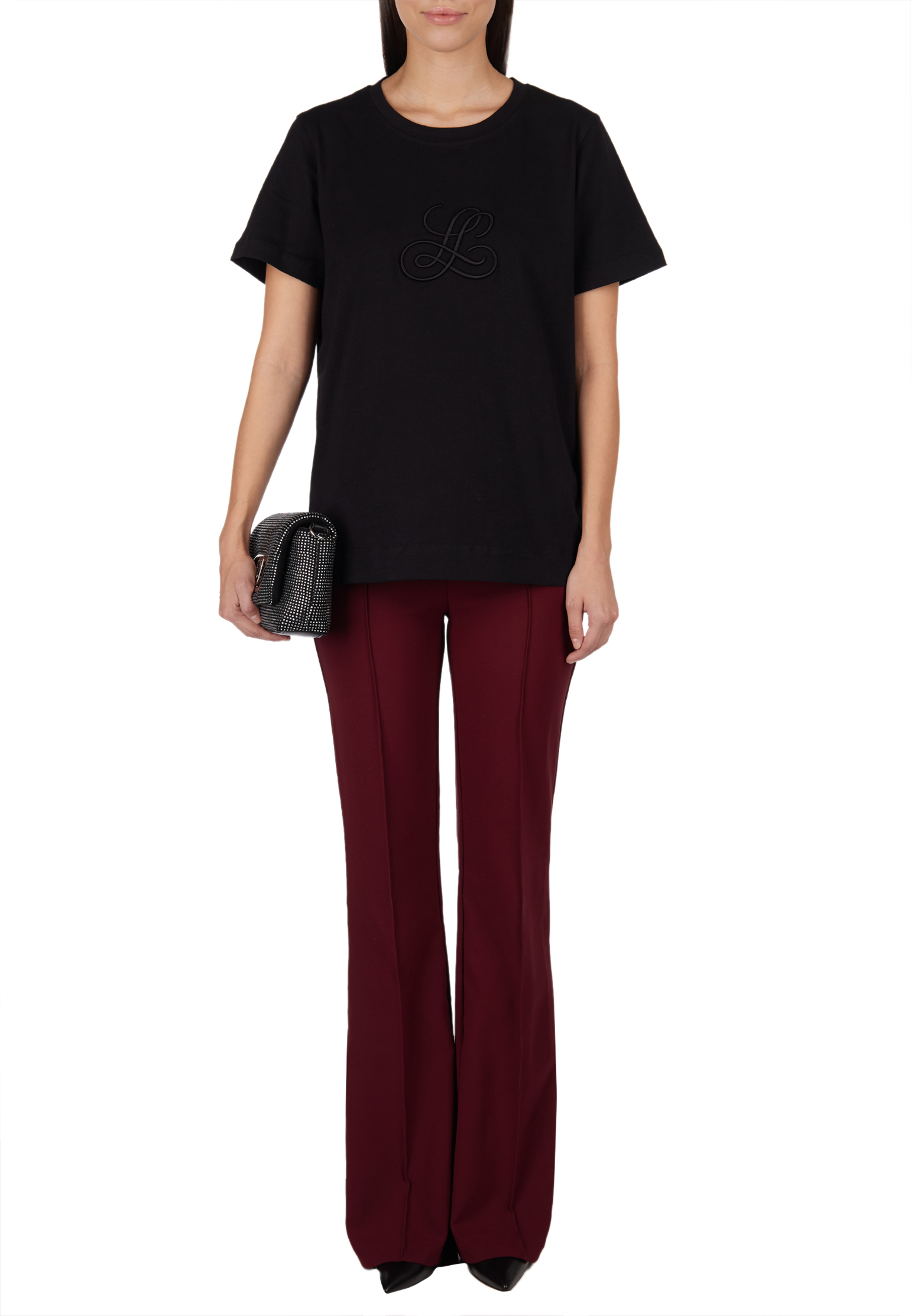 

Футболка LUISA SPAGNOLI, Черный, Черный