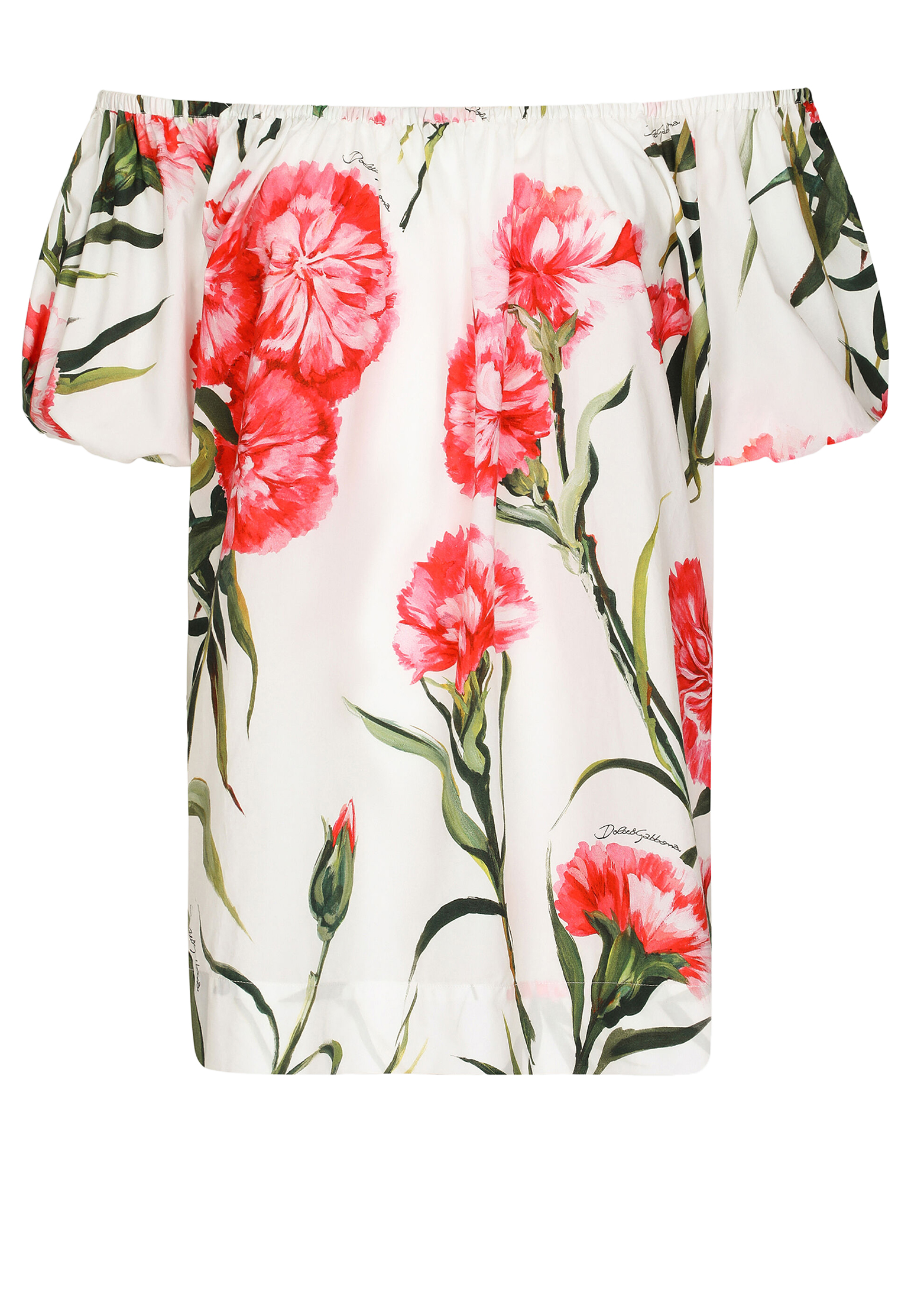 Блуза DOLCE&GABBANA Разноцветный, размер 42 160018 - фото 1