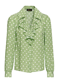 Блуза с рюшами  LUISA SPAGNOLI