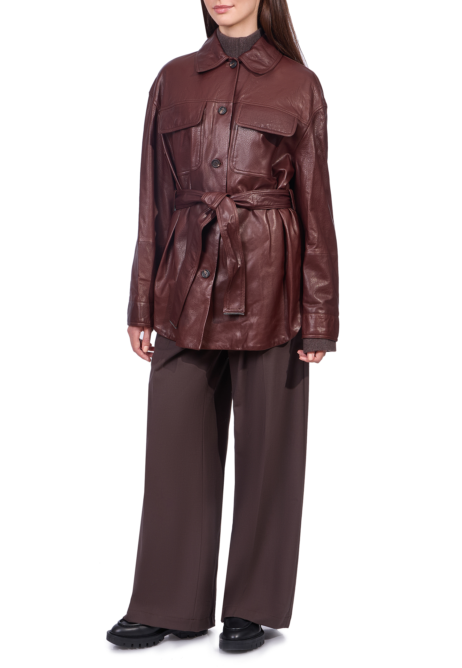 

Брюки BRUNELLO CUCINELLI, Коричневый, Коричневый