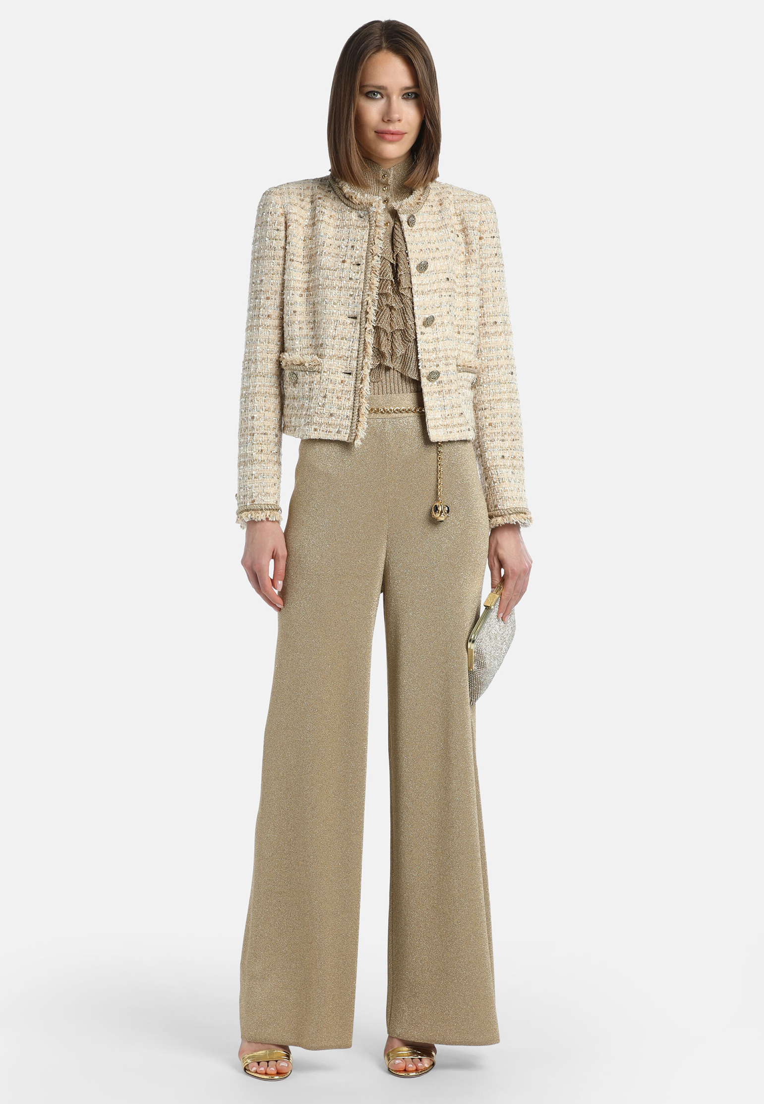 

Брюки LUISA SPAGNOLI, Золотой, Золотой